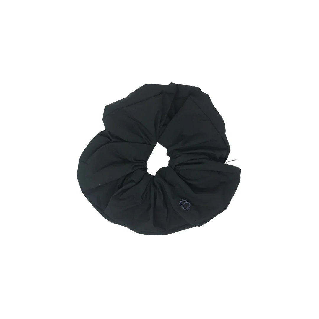 Bandeau Taffeta Scrunchie Black Final Sale