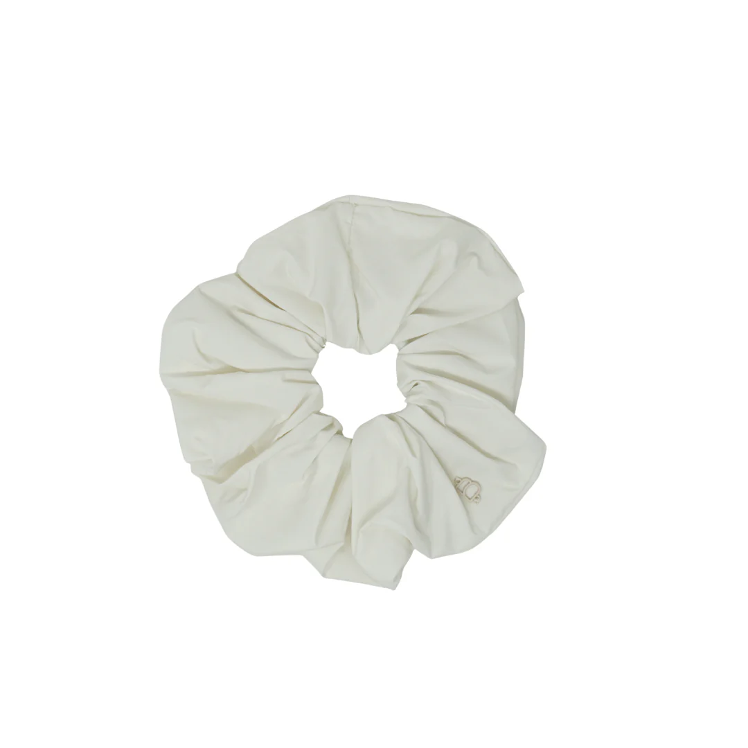 Bandeau Taffeta Scrunchie Cream Final Sale
