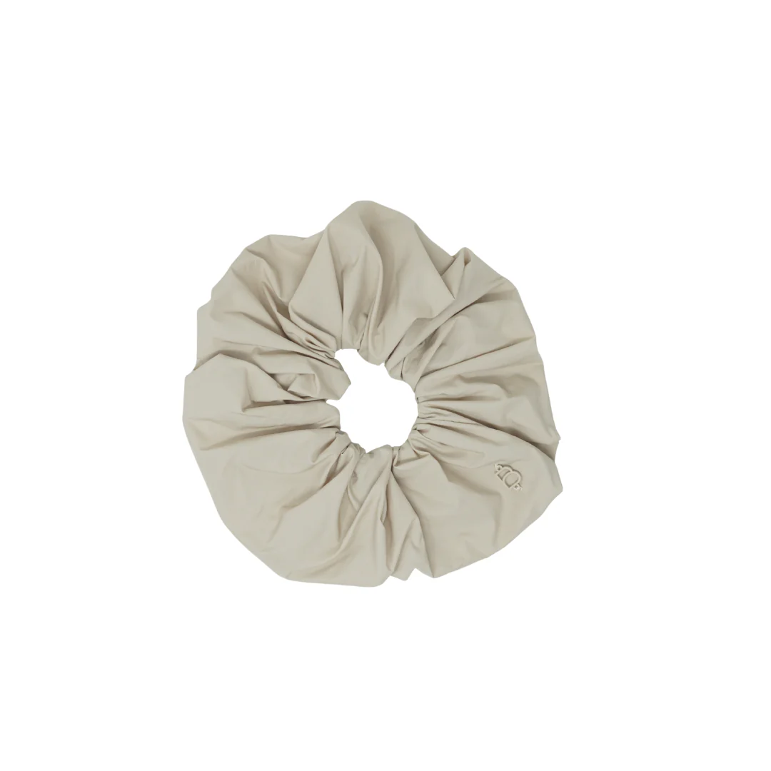 Bandeau Taffeta Scrunchie Nude Taupe Final Sale