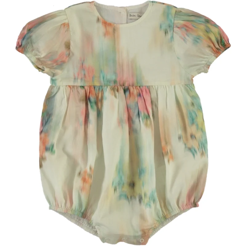 Bebe Organic Nostalgic florals Paris Romper