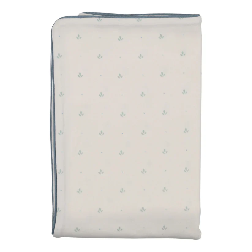 Bee and Dee Soft Dots Chalk White Boys Blanket