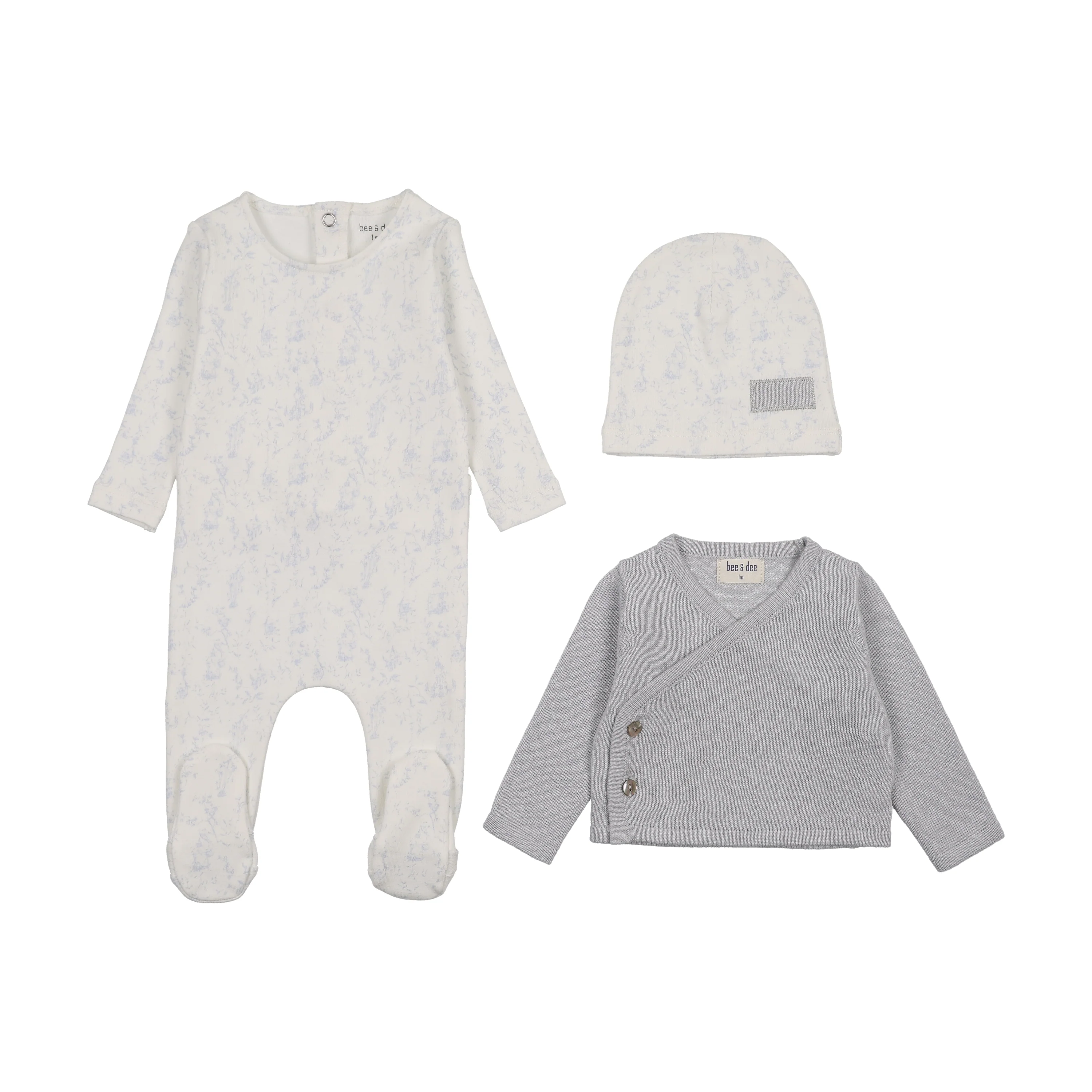 Bee & Dee Birdcage Toile Outfit Dusty Blue