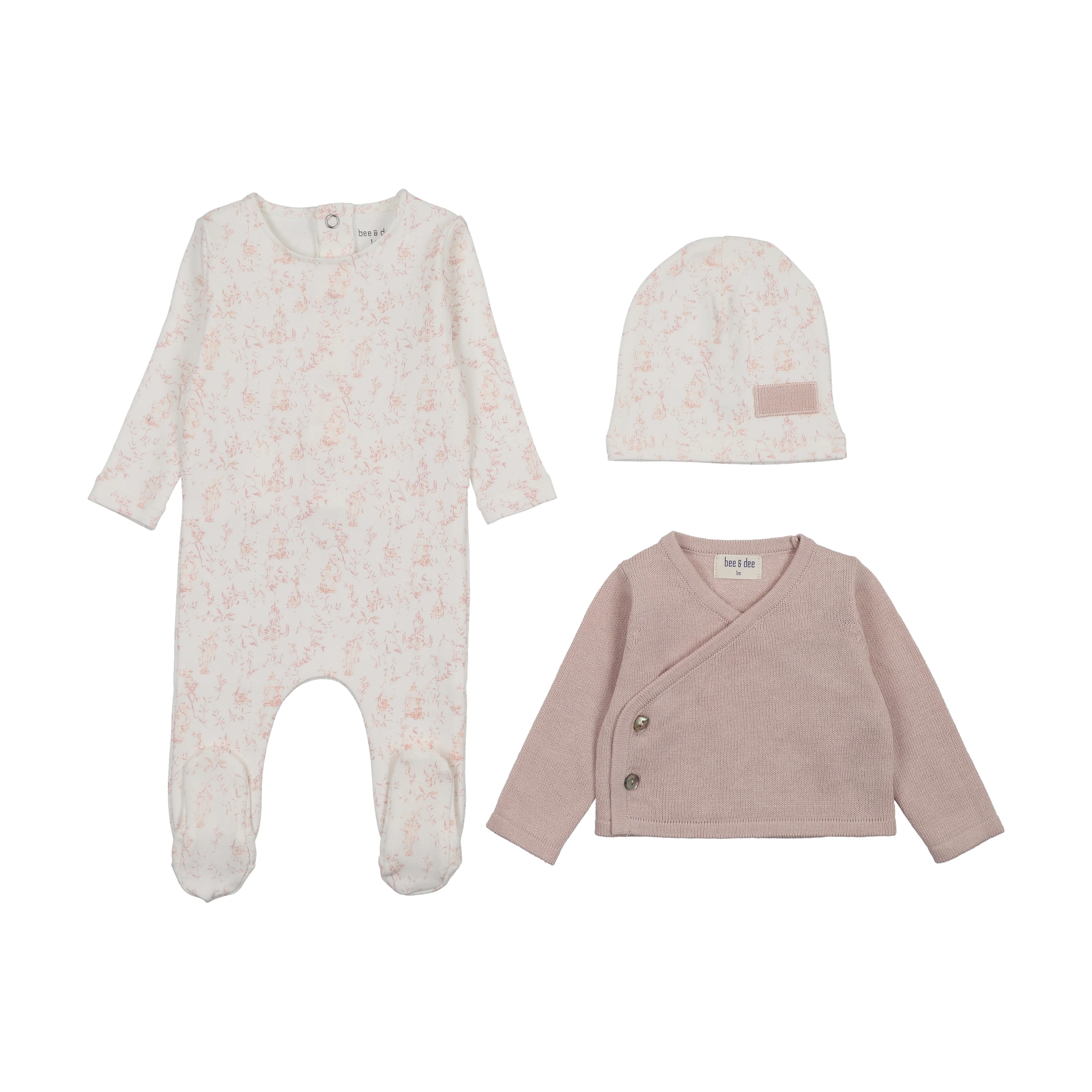 Bee & Dee Birdcage Toile Outfit Muted Pink
