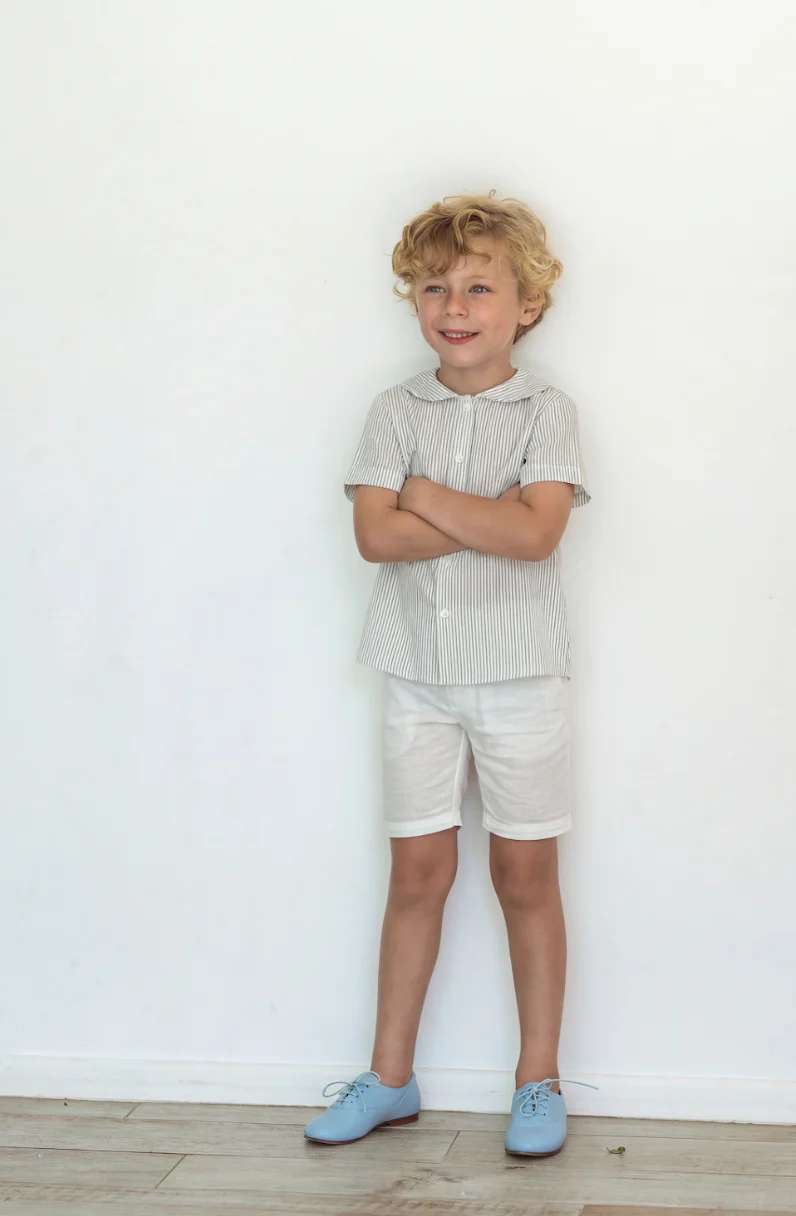 Belati MINT STRIPED SAILOR SHIRT (BSH248) - Image 2