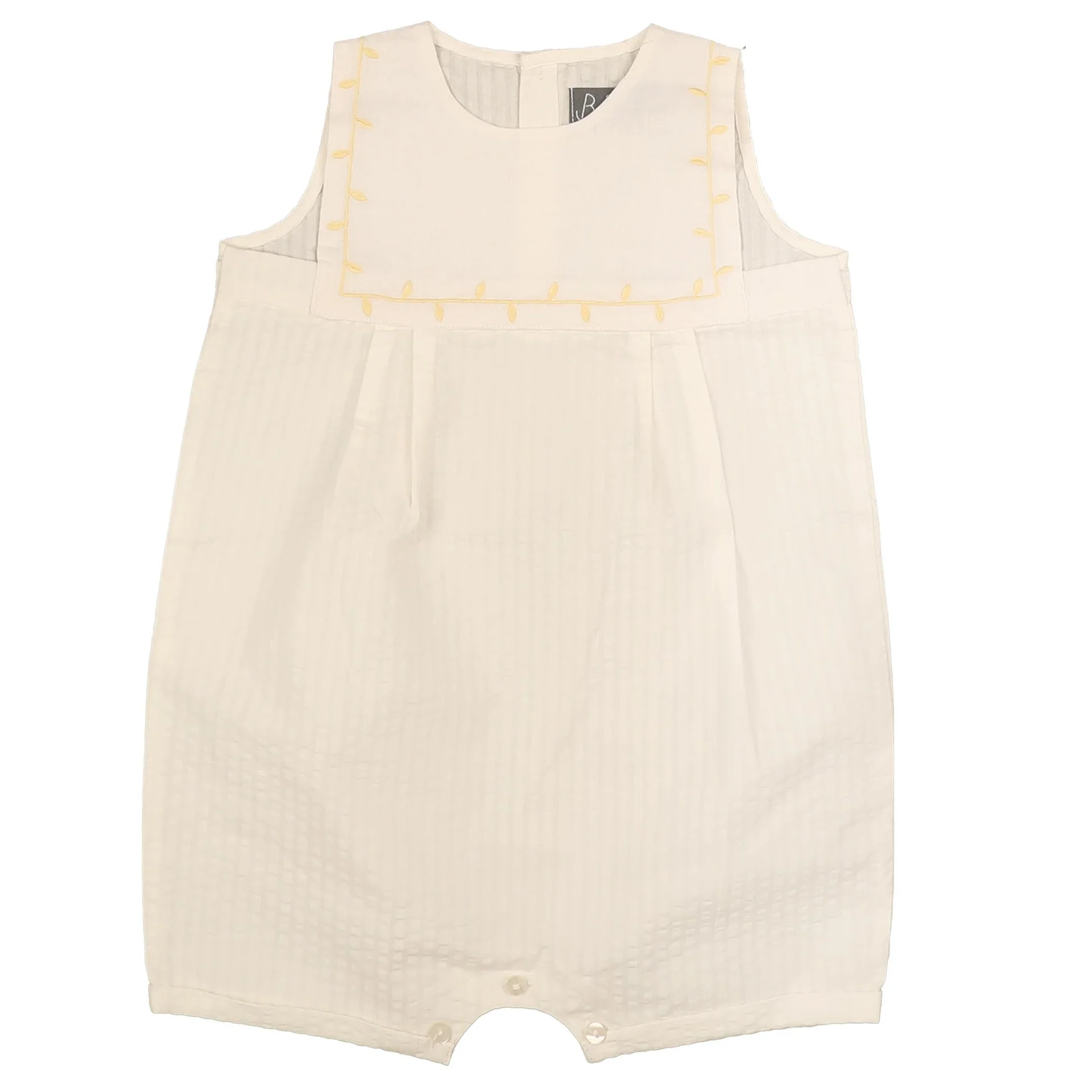 Belati WHITE LEMON BIB BABY ROMPER (BBB236)