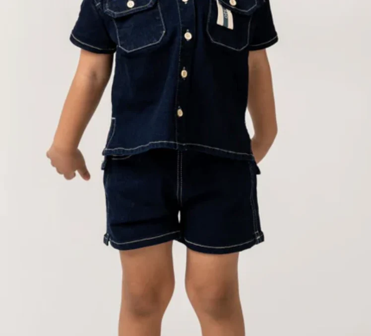 Birnham On The Sea Boy Shorts Indigo