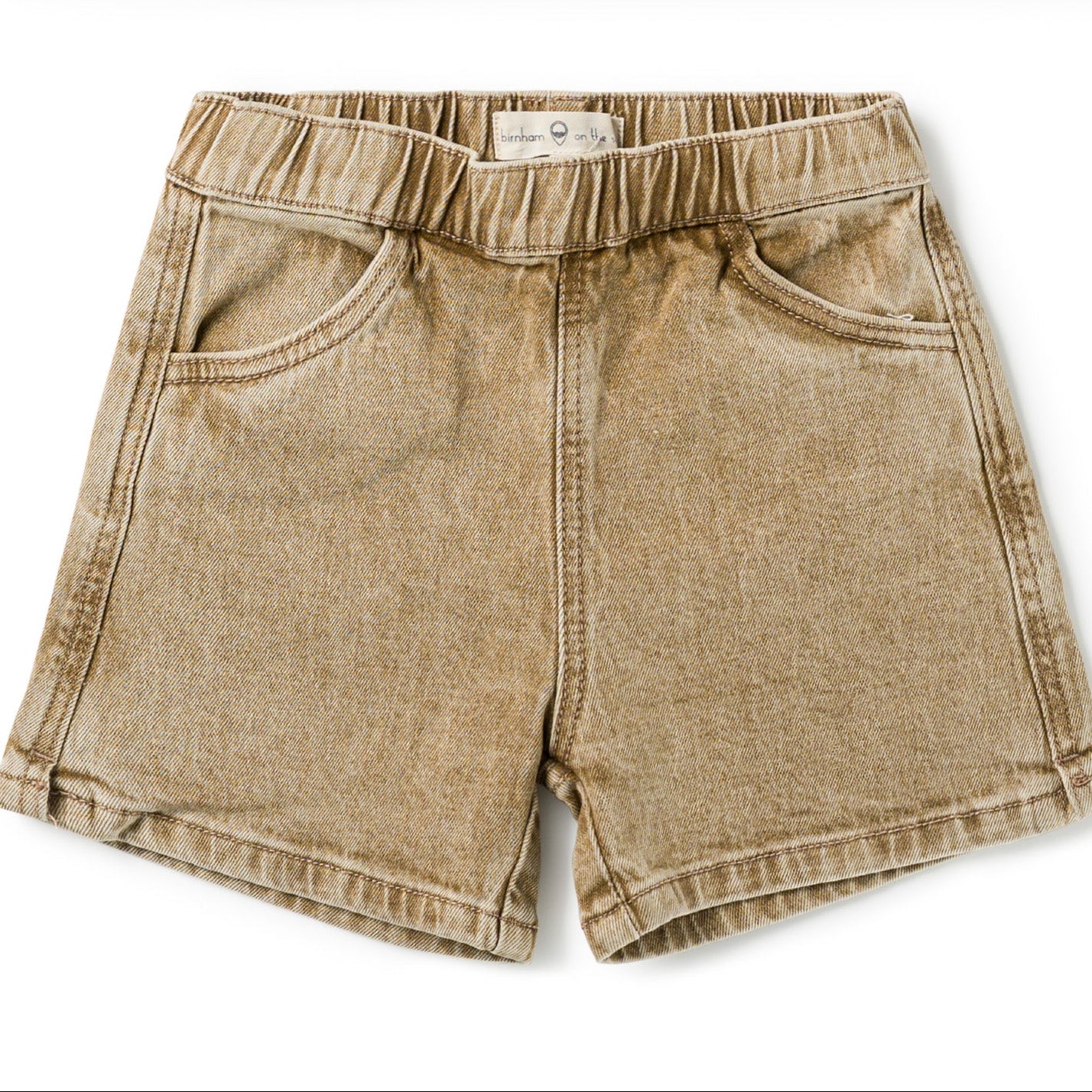 Birnham On The Sea Boys Shorts Desert Denim