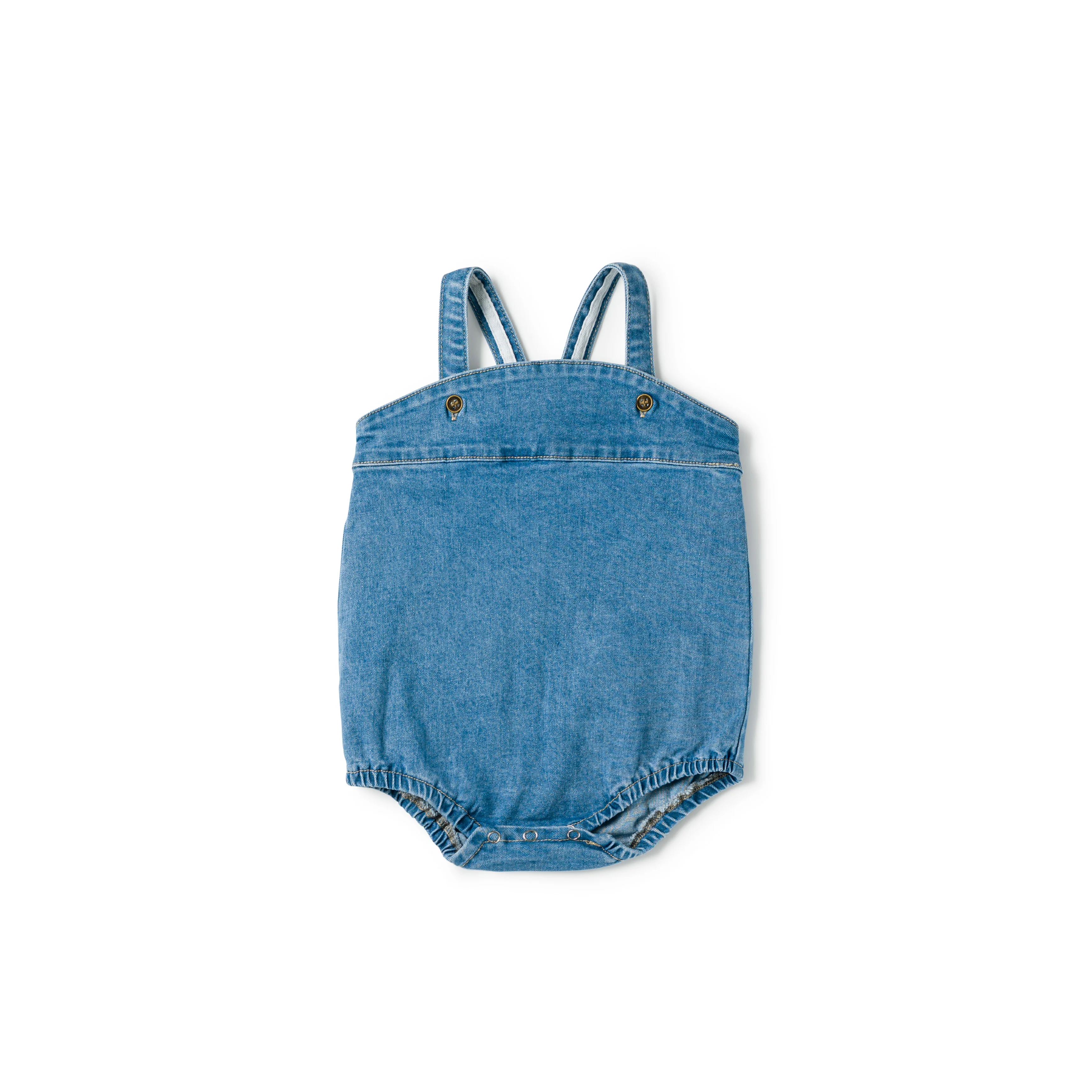Birnham On The Sea Romper Denim