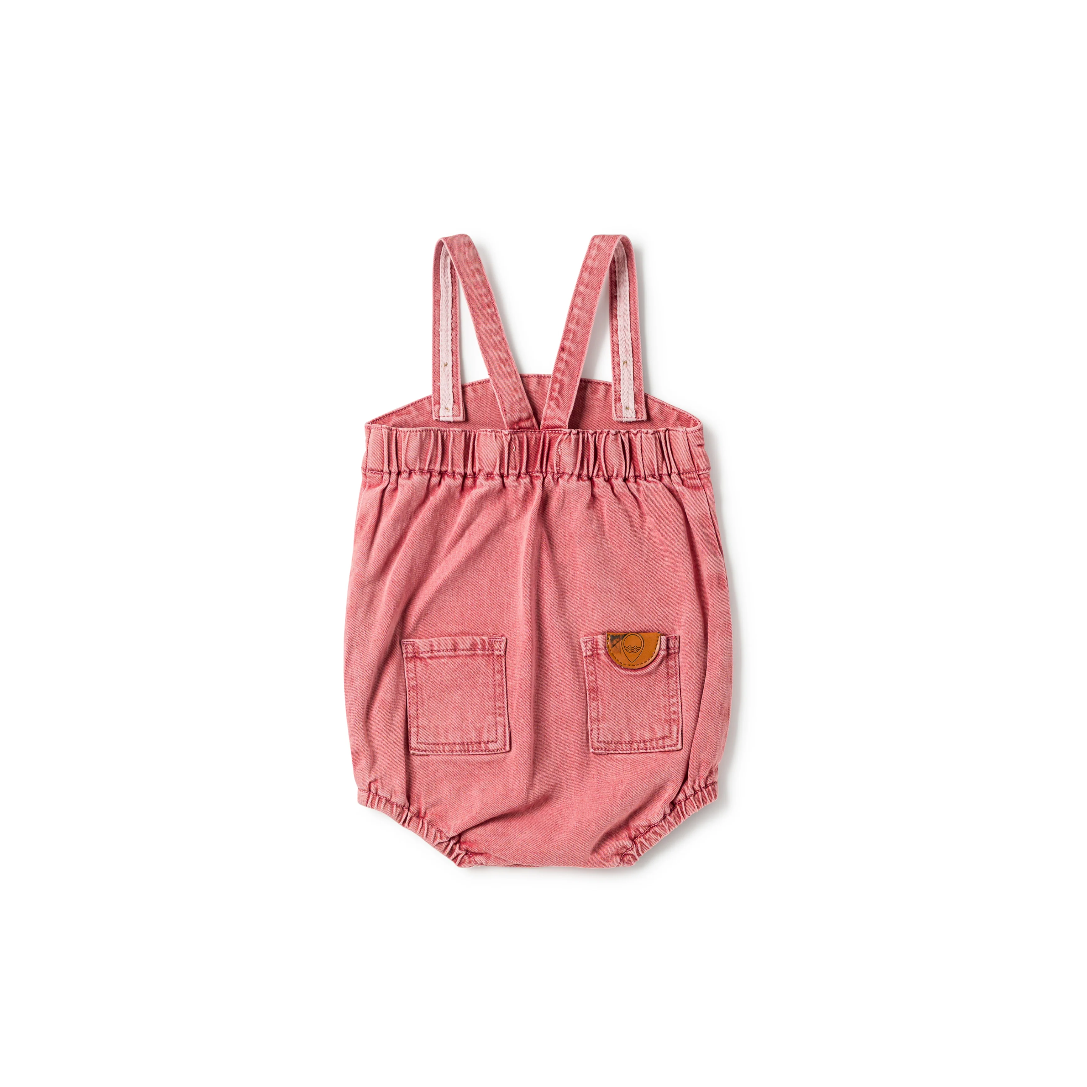 Birnham On The Sea Romper Red Denim - Image 2