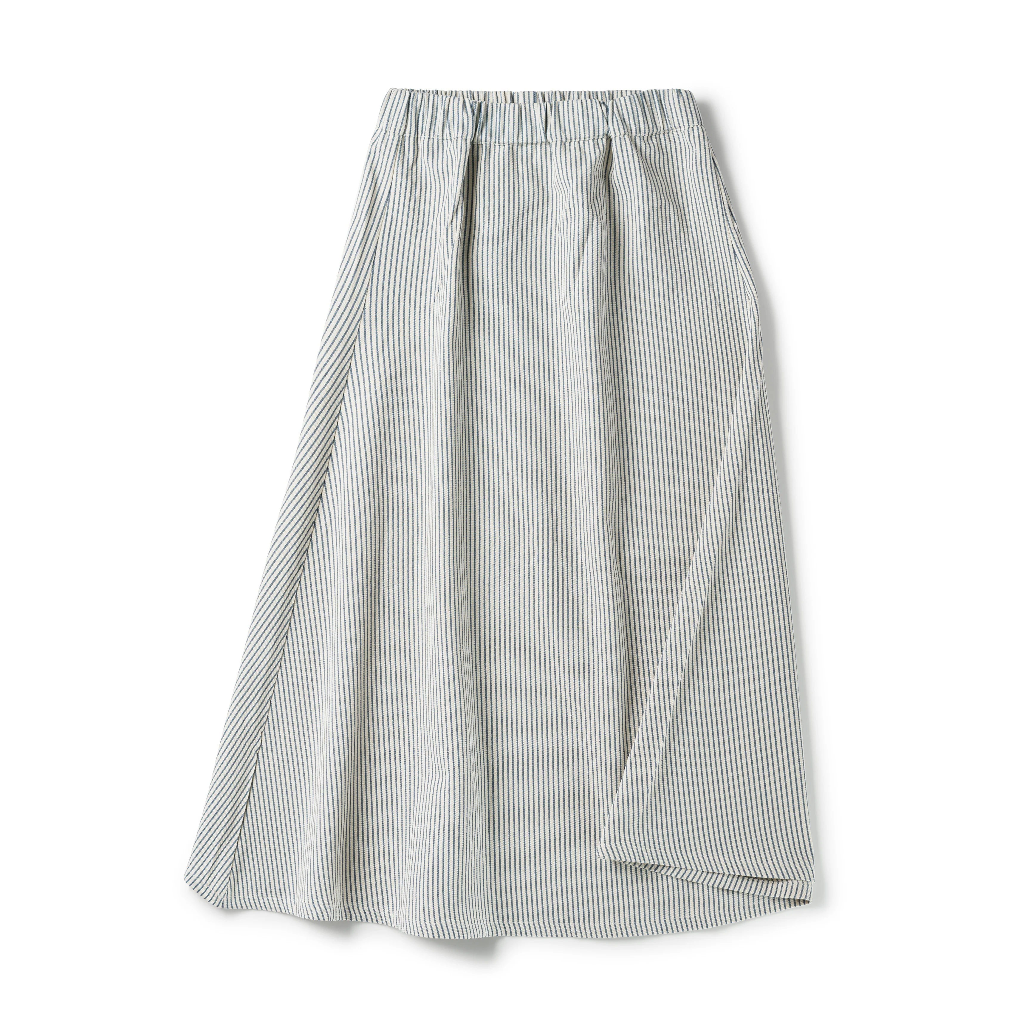 Birnham On The Sea Teen Skirt Blue Stripe