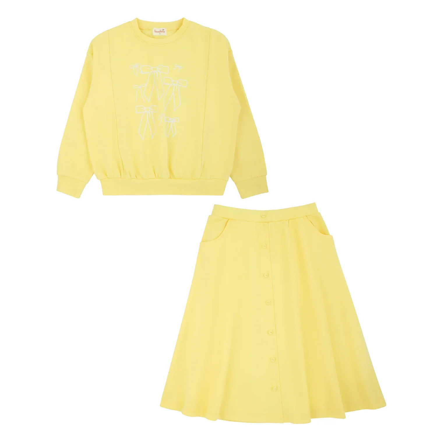 Bondoux Pastel Yellow Preteen Set 255SK