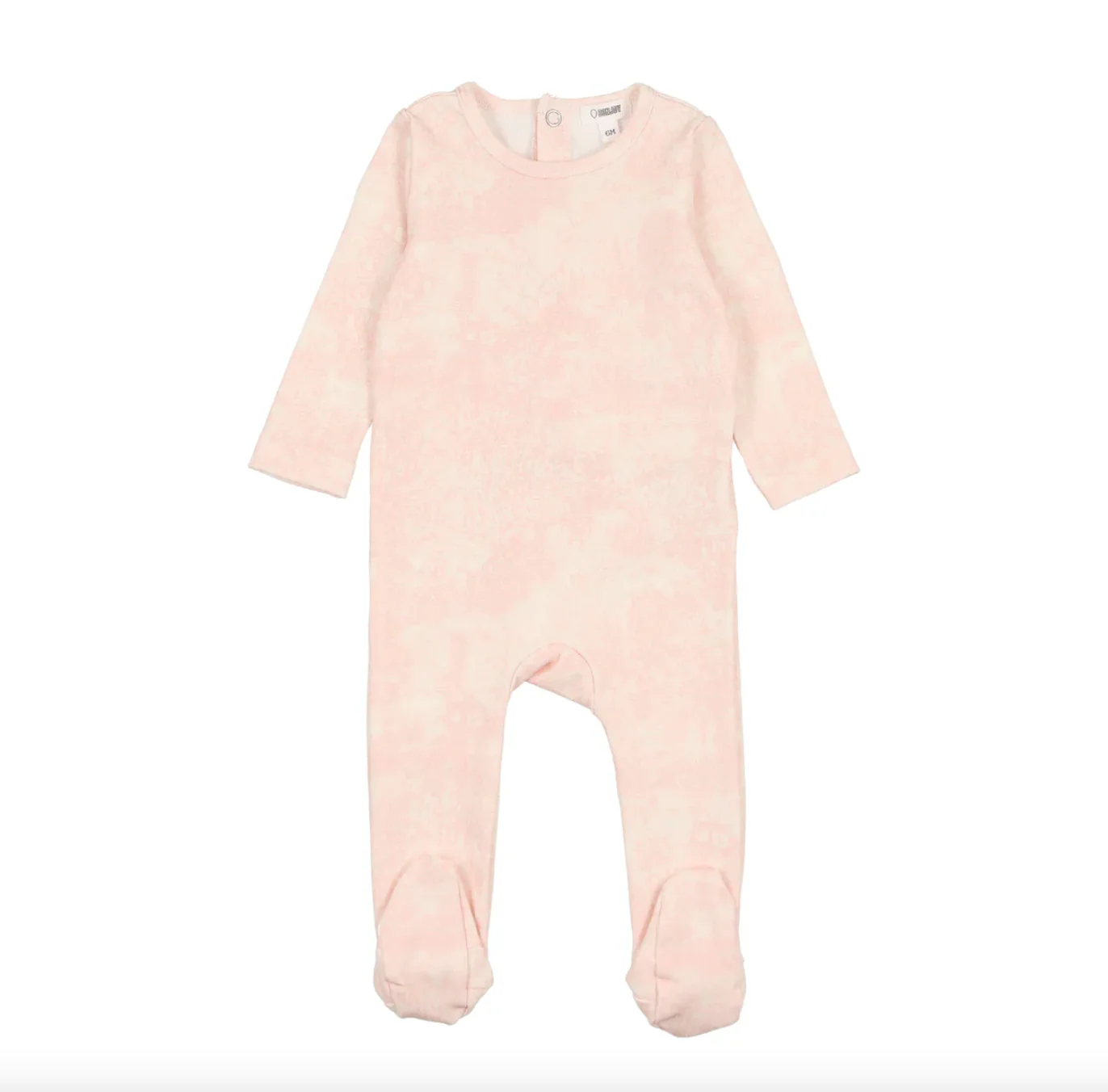 Bonjoy Light Pink Toile Footie