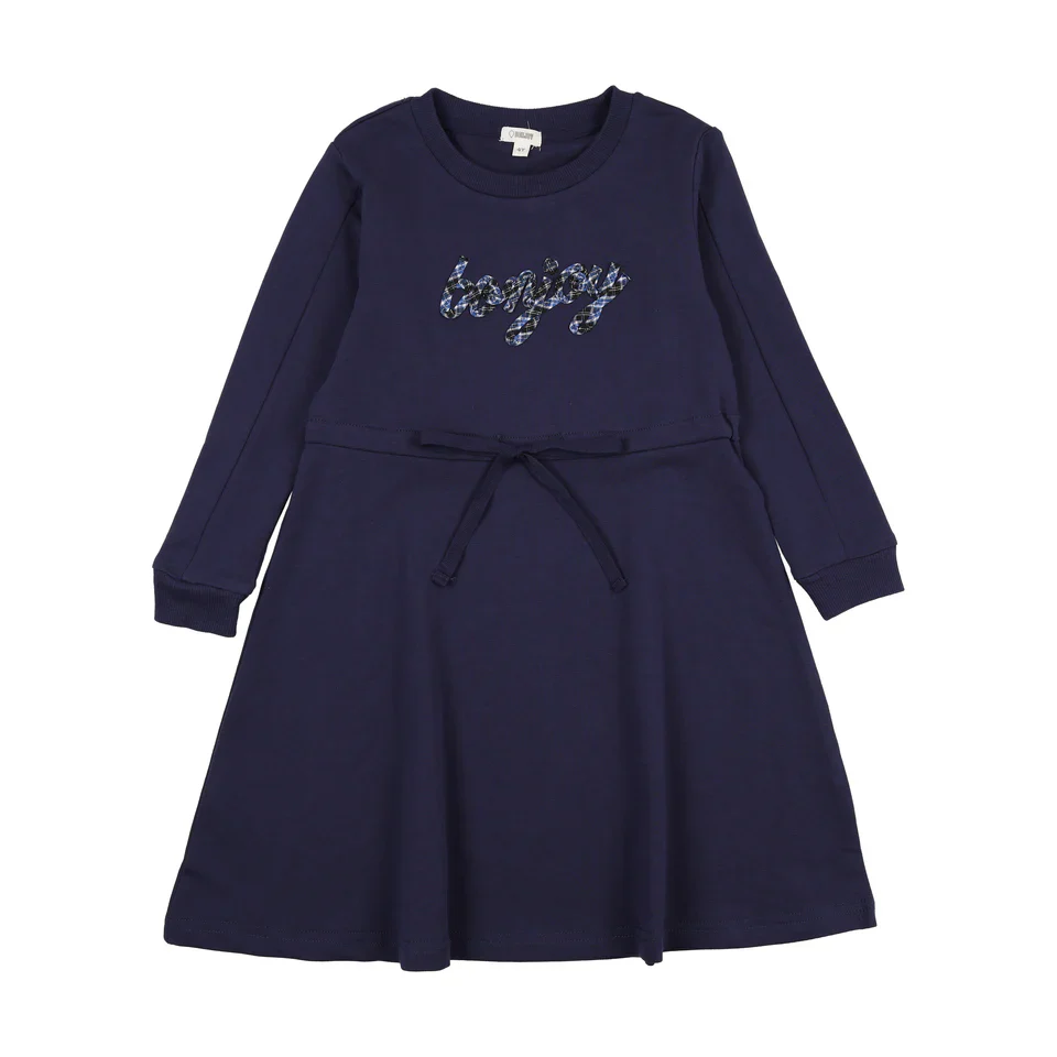 Bonjoy Plaid Dress - Blue/Navy
