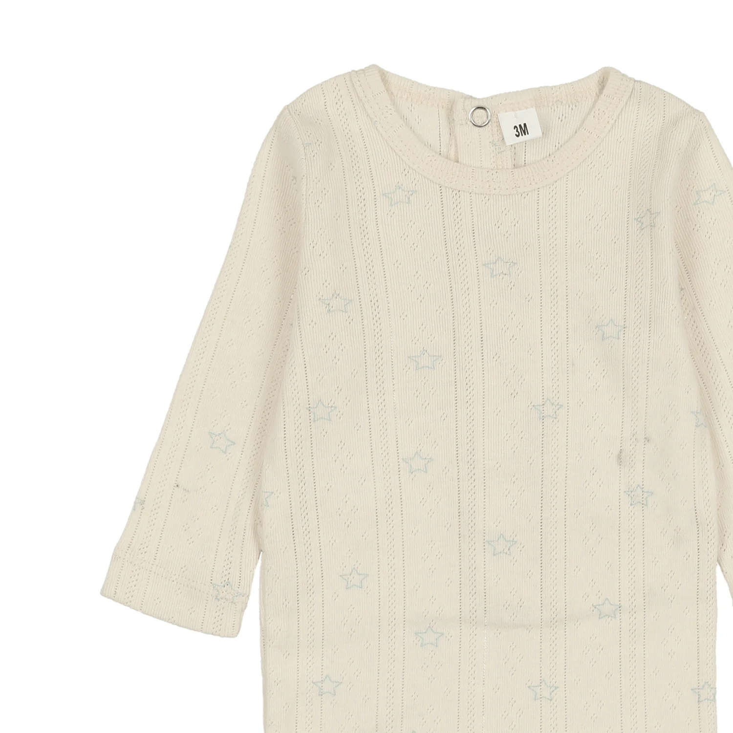 Bonjoy Star Printed Pointelle Footie - Image 2