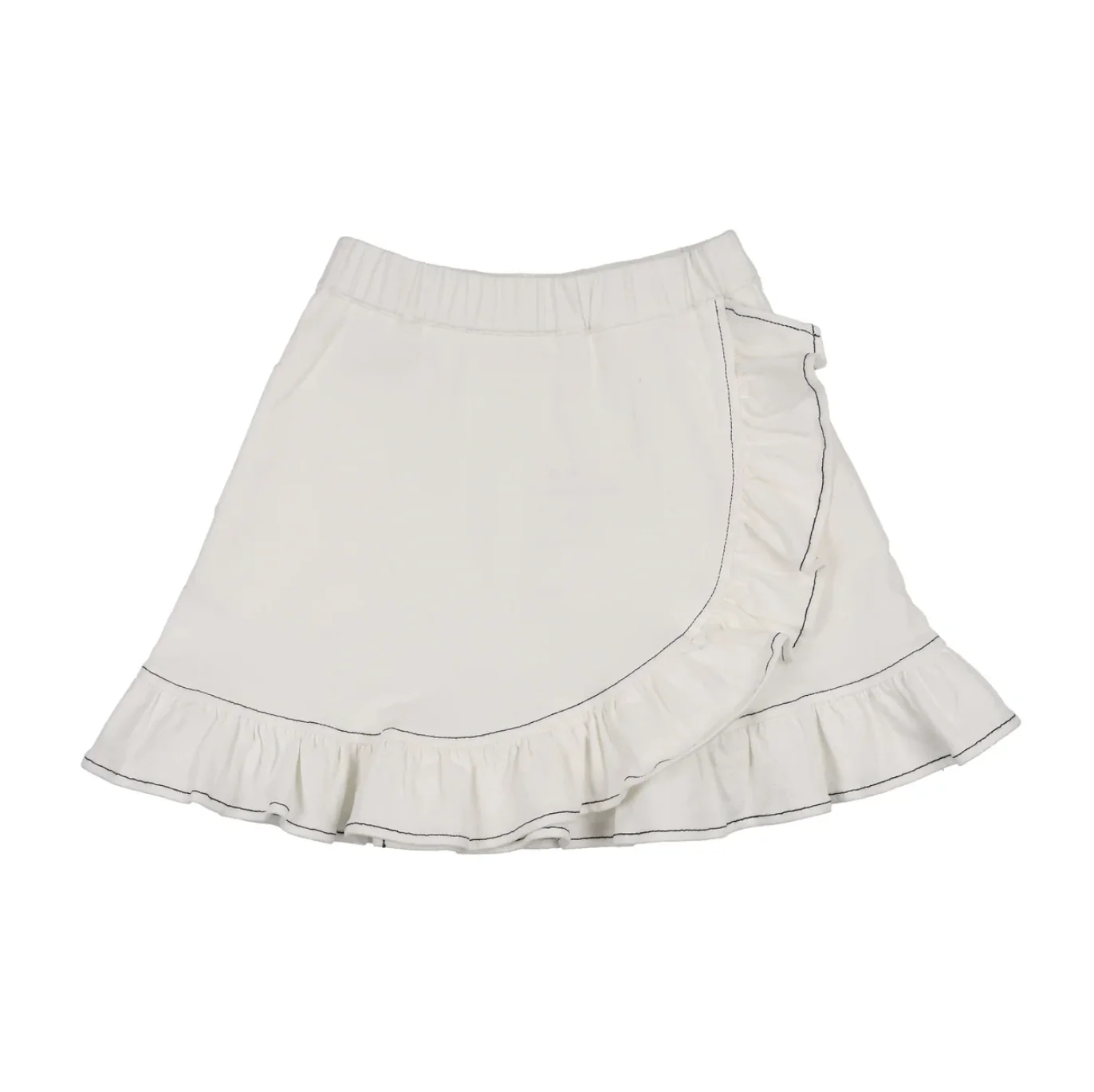 Bonjoy Summer Skirt - White/Blue