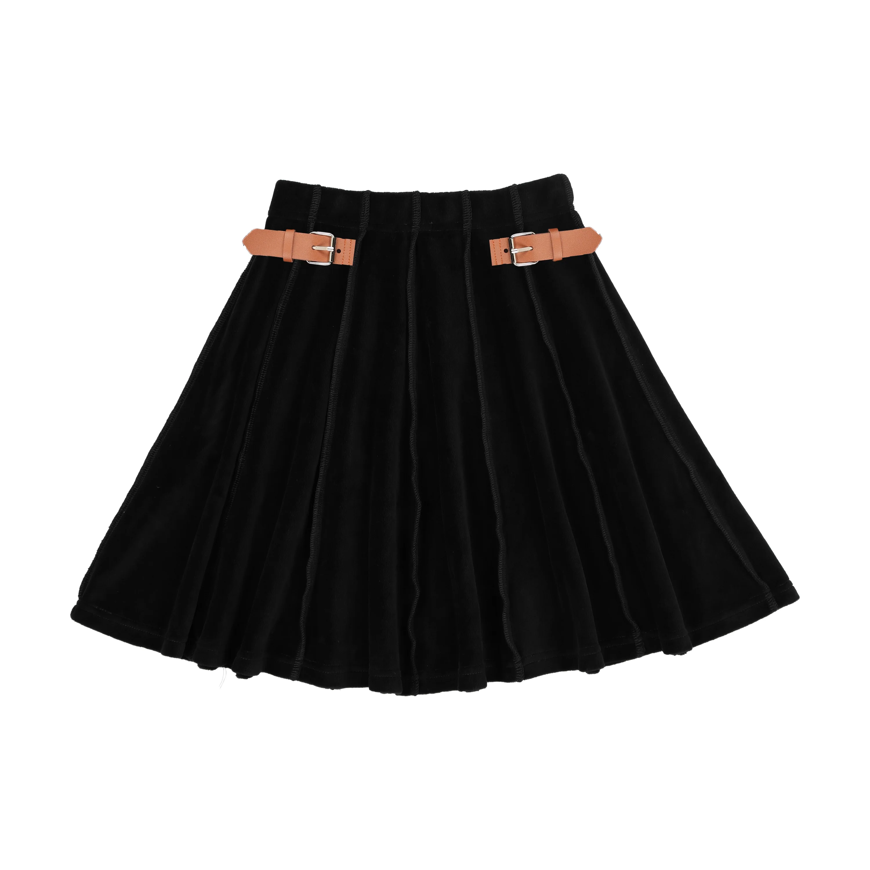 Bopop Buckle Collection Black Skirt