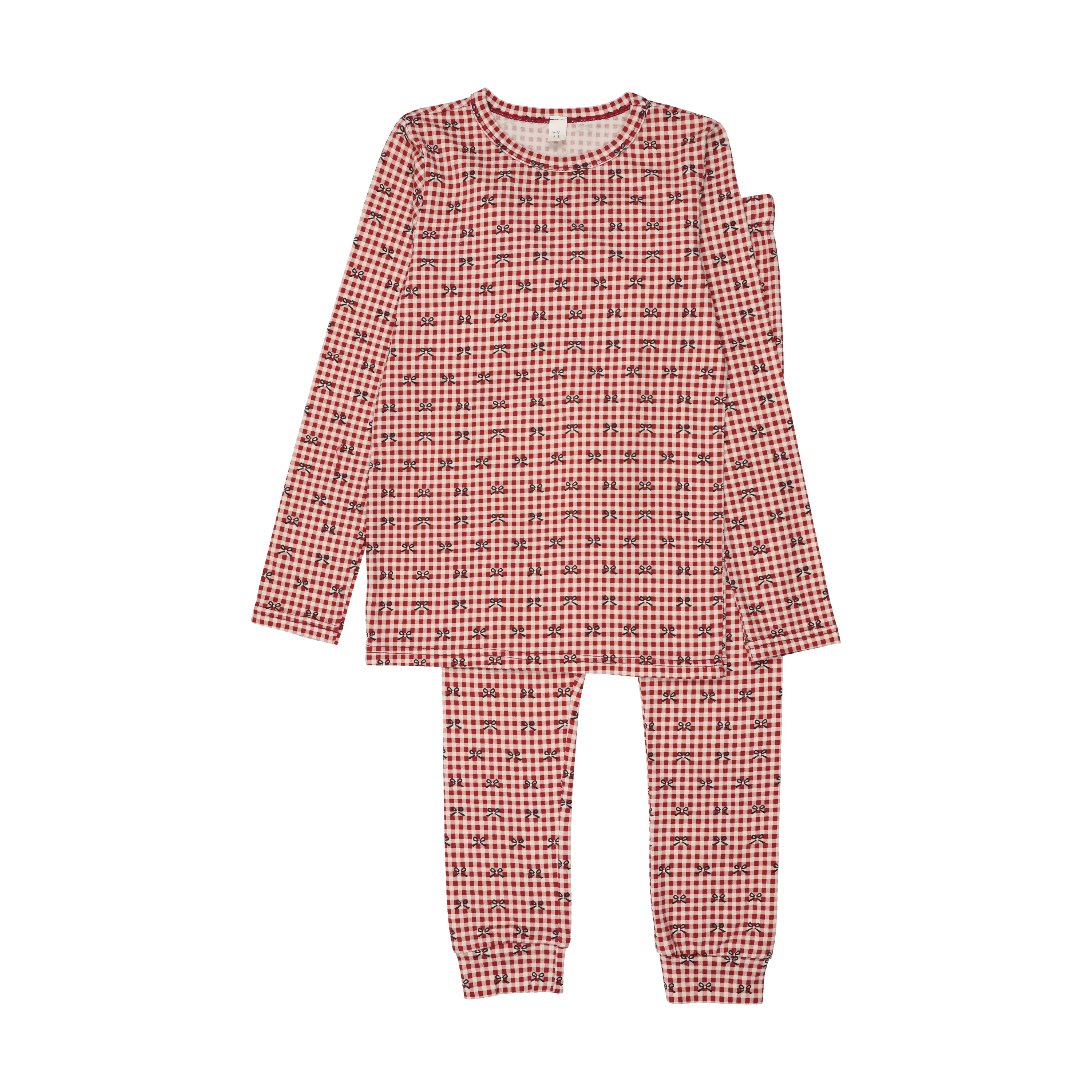 Bopop Gingham Bow Pajamas