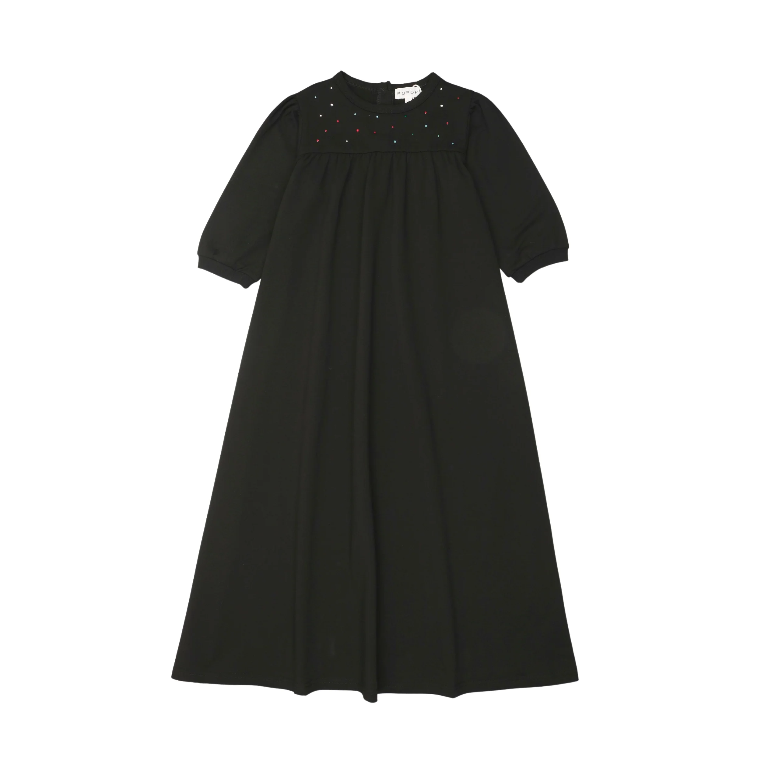 BOPOP Maxi Rhinestone Scallop Long - Long Sleeve
