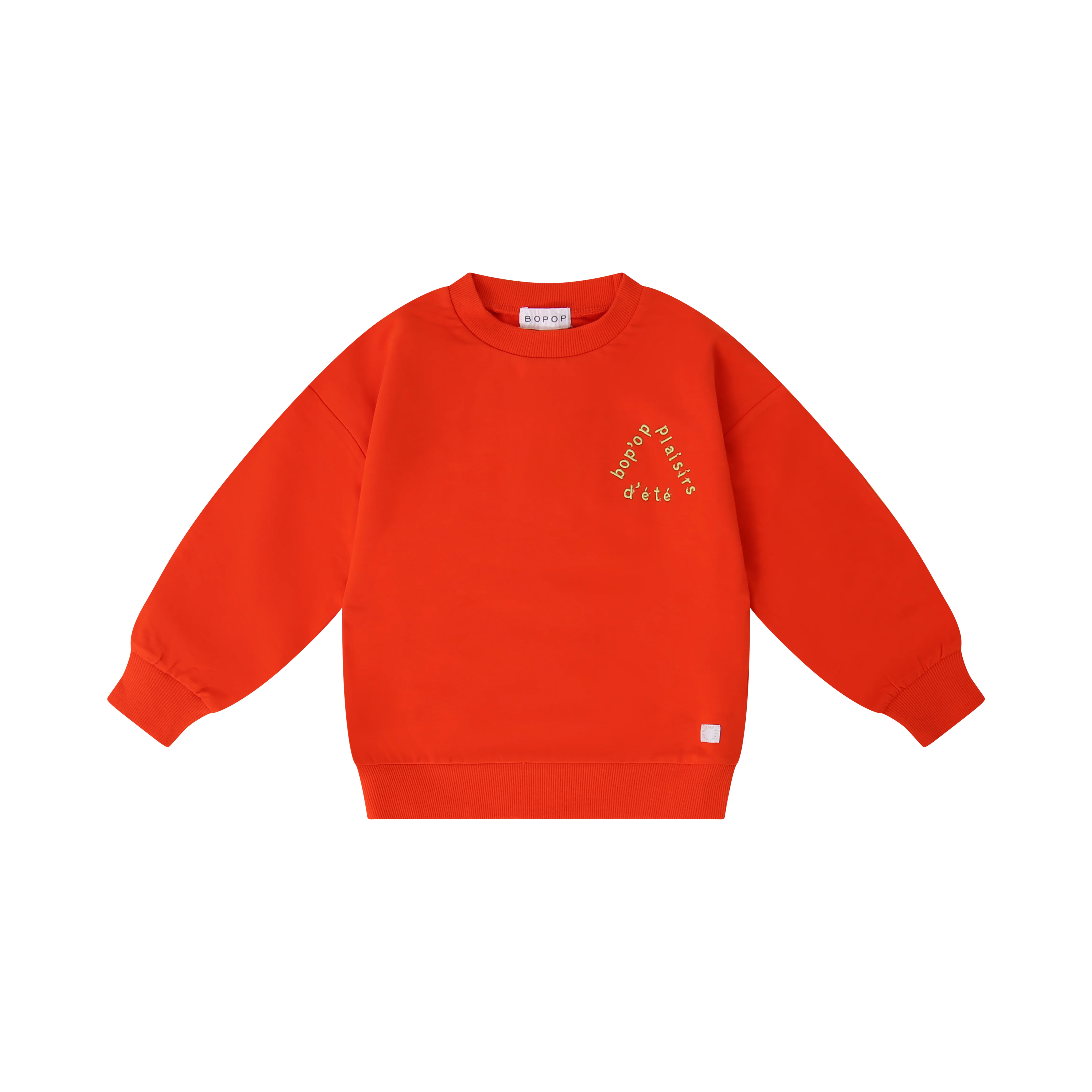 Bopop Orange Extra Thin Sweater (Camp Basic)