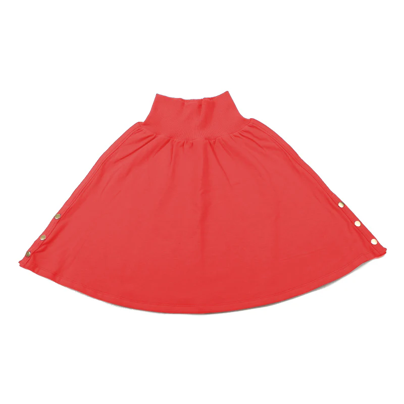 BOPOP Snap Collection Red Skirt