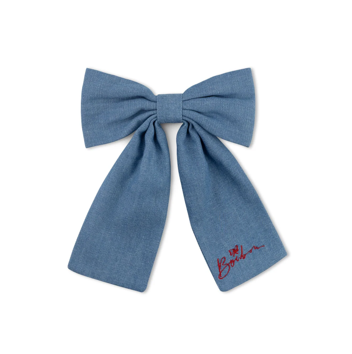 BOWBON BLUE DENIM BOW- Final Sale