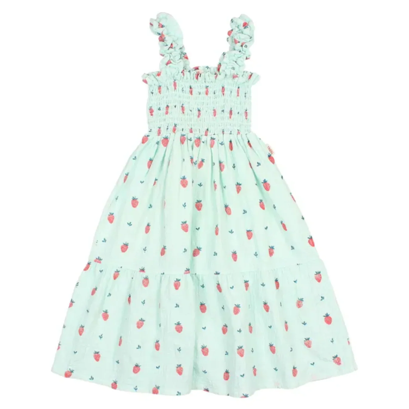 Buho Aqua Strawberry Dress