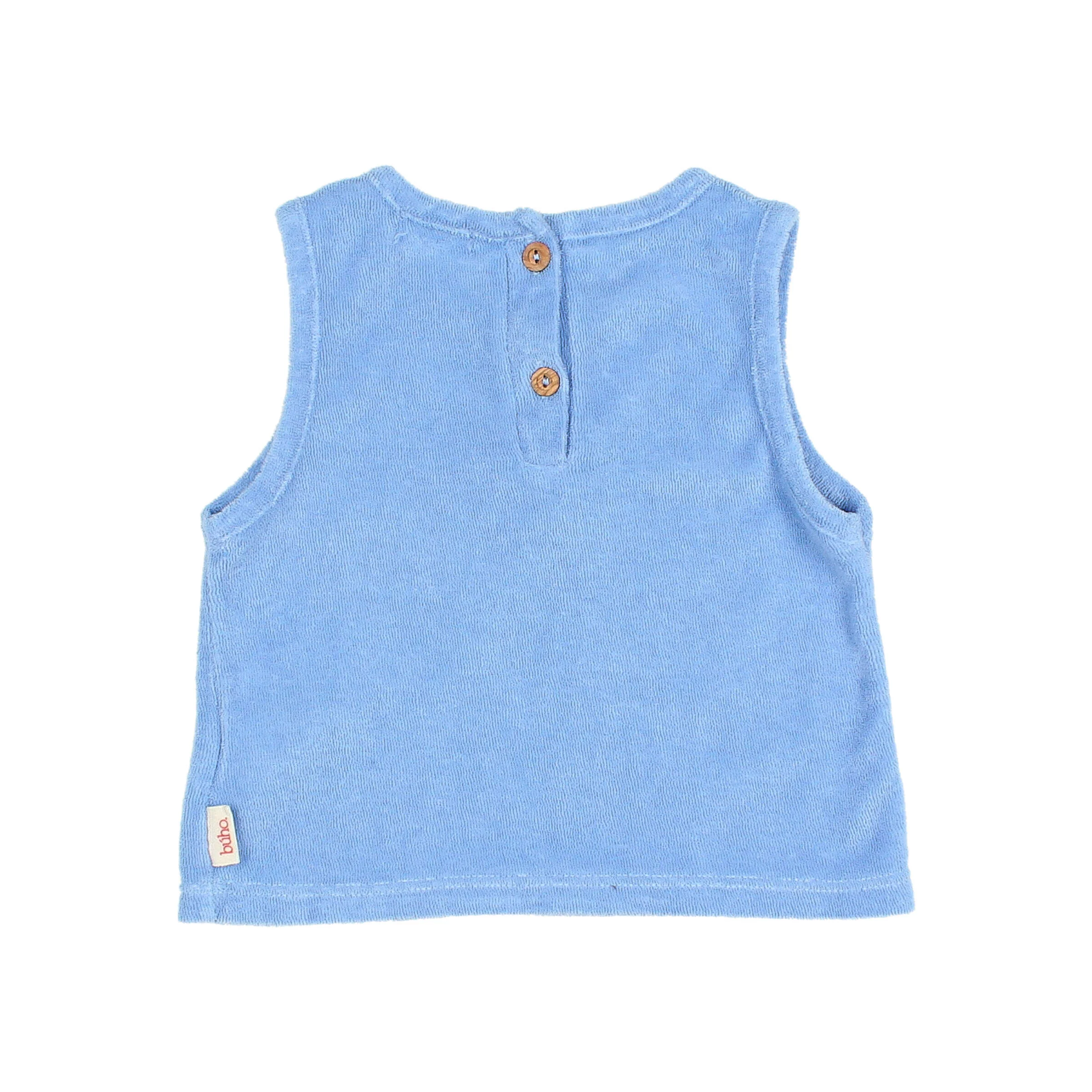 Buho Bluetee Baby Terry T-Shirt - Image 2
