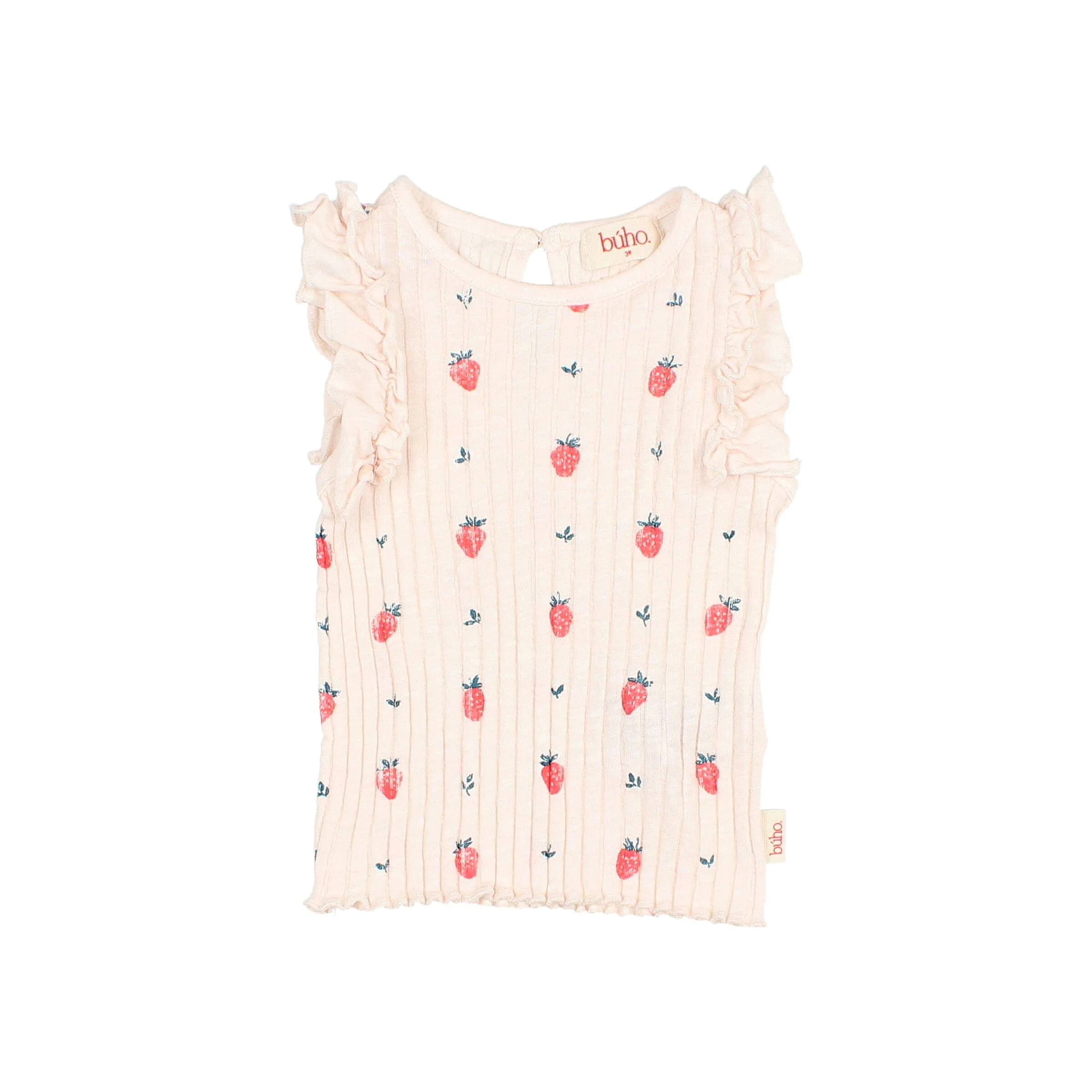 Buho Cream Pink BB Strawberry T-Shirt