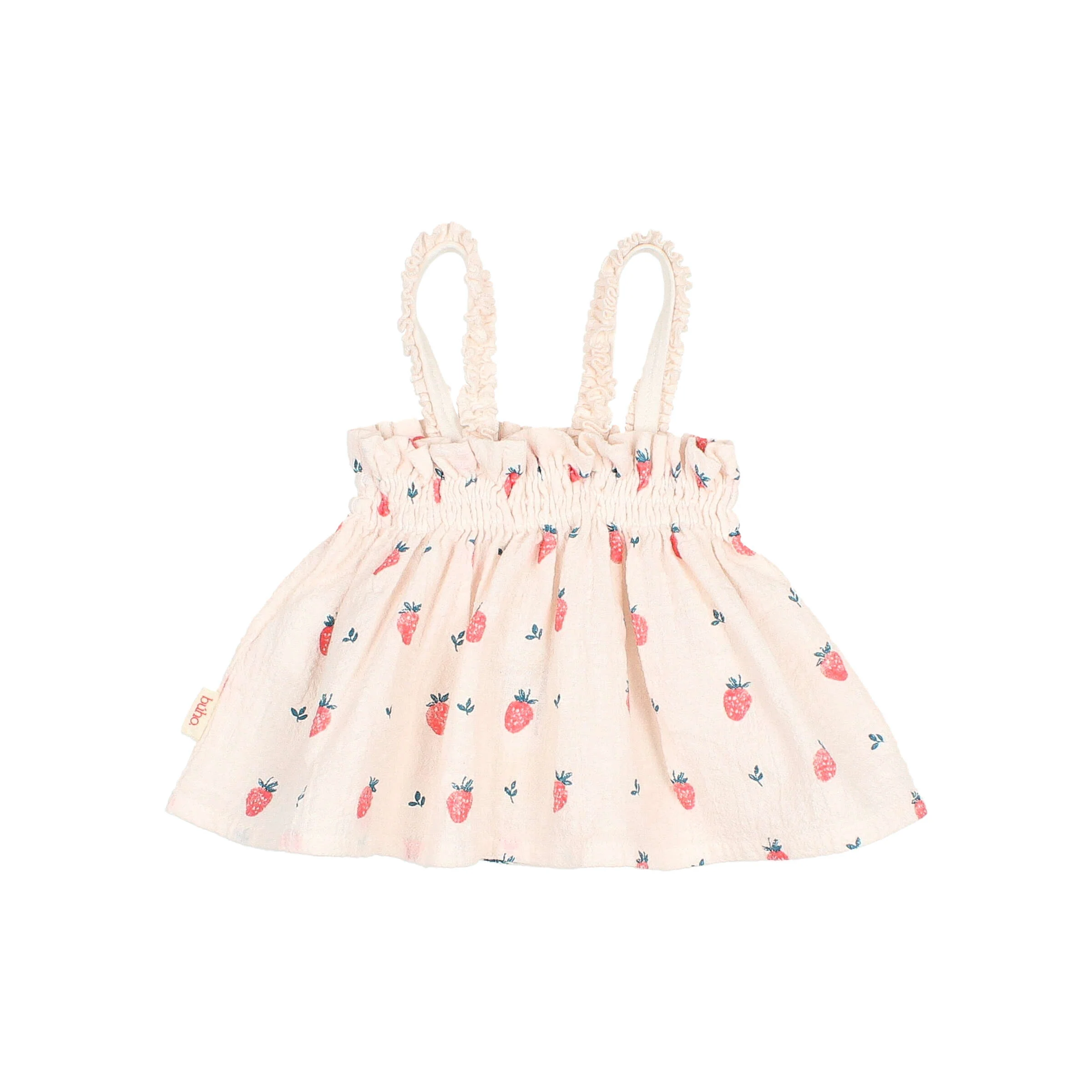 Buho Cream Pink BB Strawberry Top - Image 2