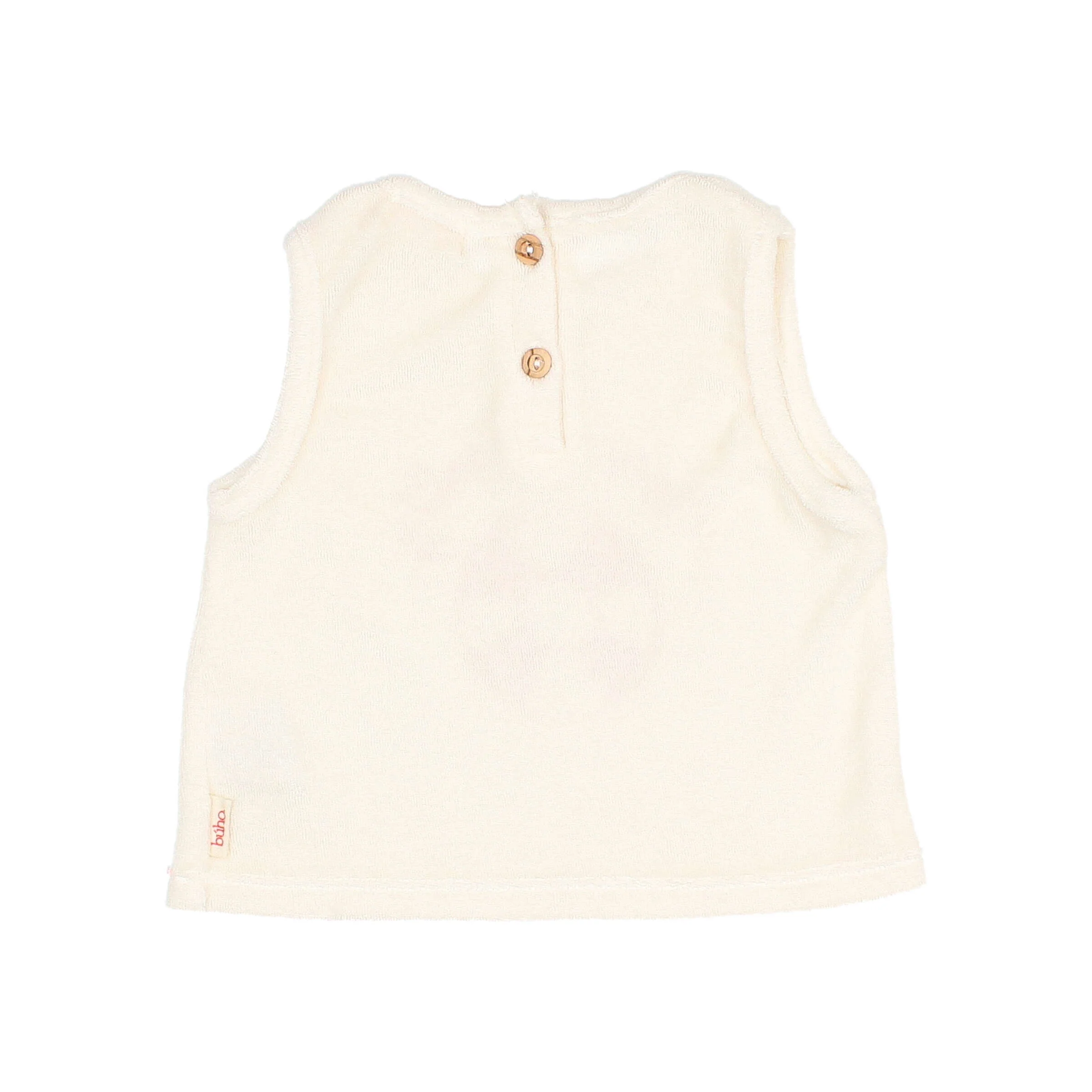 Buho Ecru Baby Terry T-Shirt - Image 2