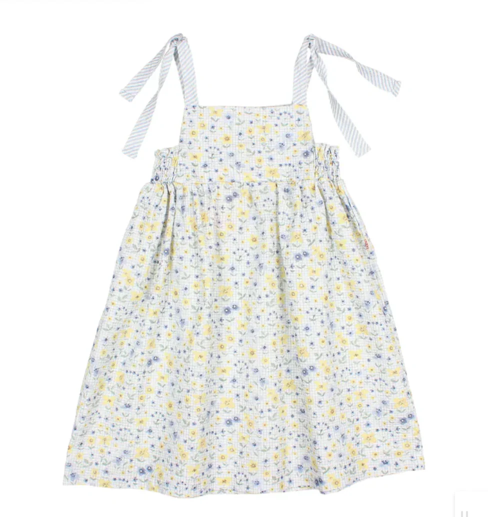 Buho Sky Blue Picnic Dress