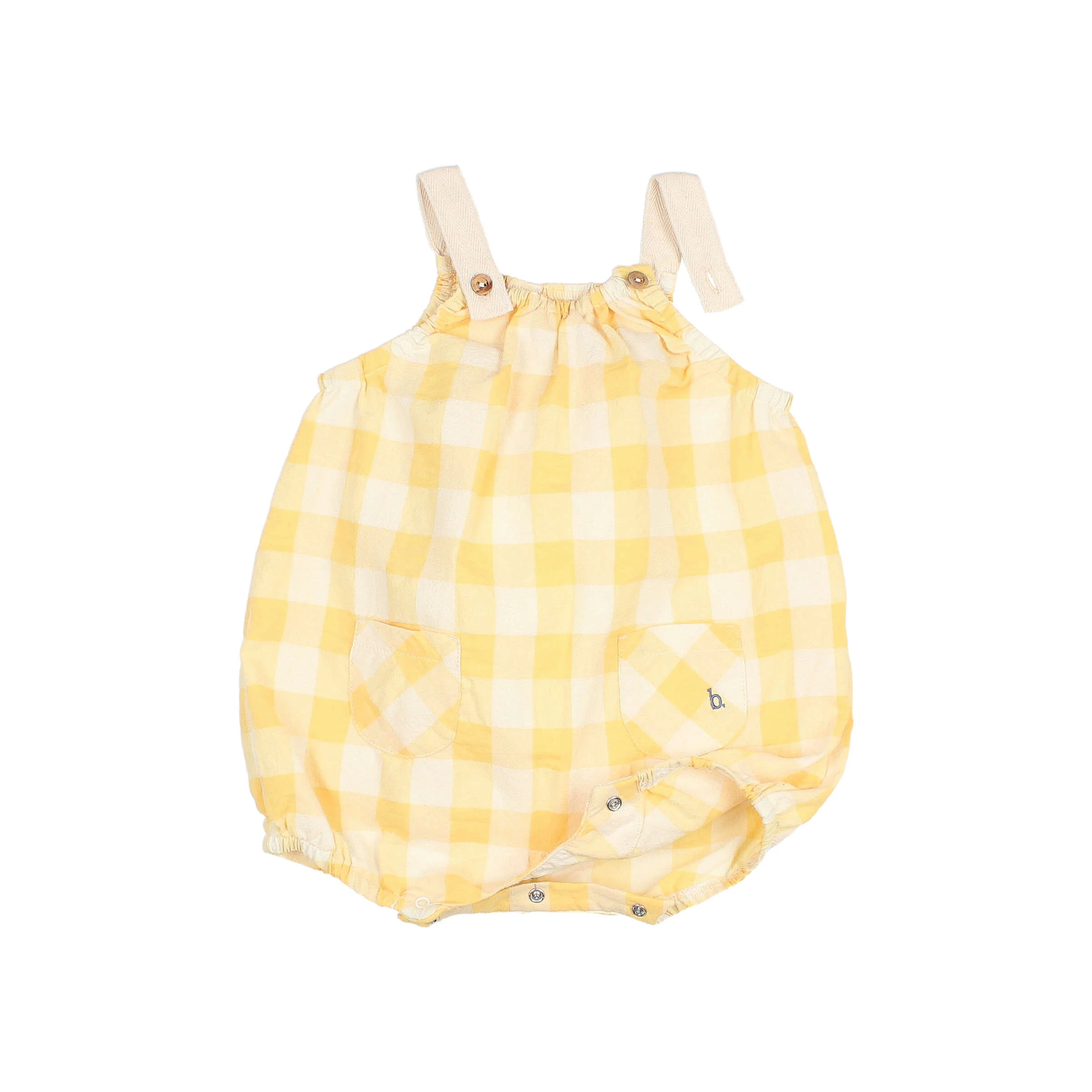 Buho Sun BB Gingham Romper - Image 2