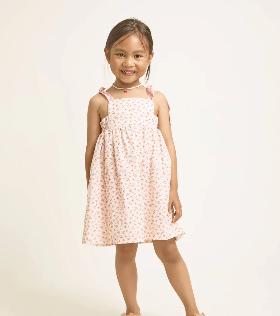 Buho Coral Picnic Dress - Image 2