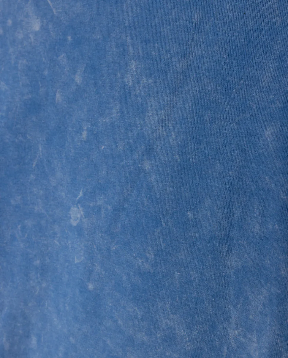 Cabana Light Blue Mineral Wash Puff Sleeve Tee - Image 2