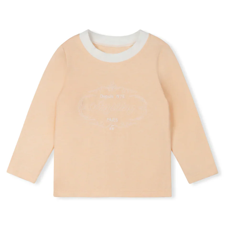 Cabana Peach Sadie Marled T-shirt