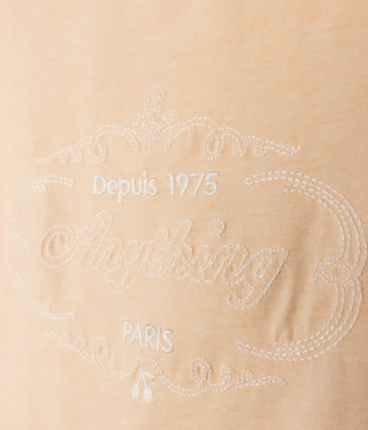 Cabana Peach Sadie Marled T-shirt Set - Image 2