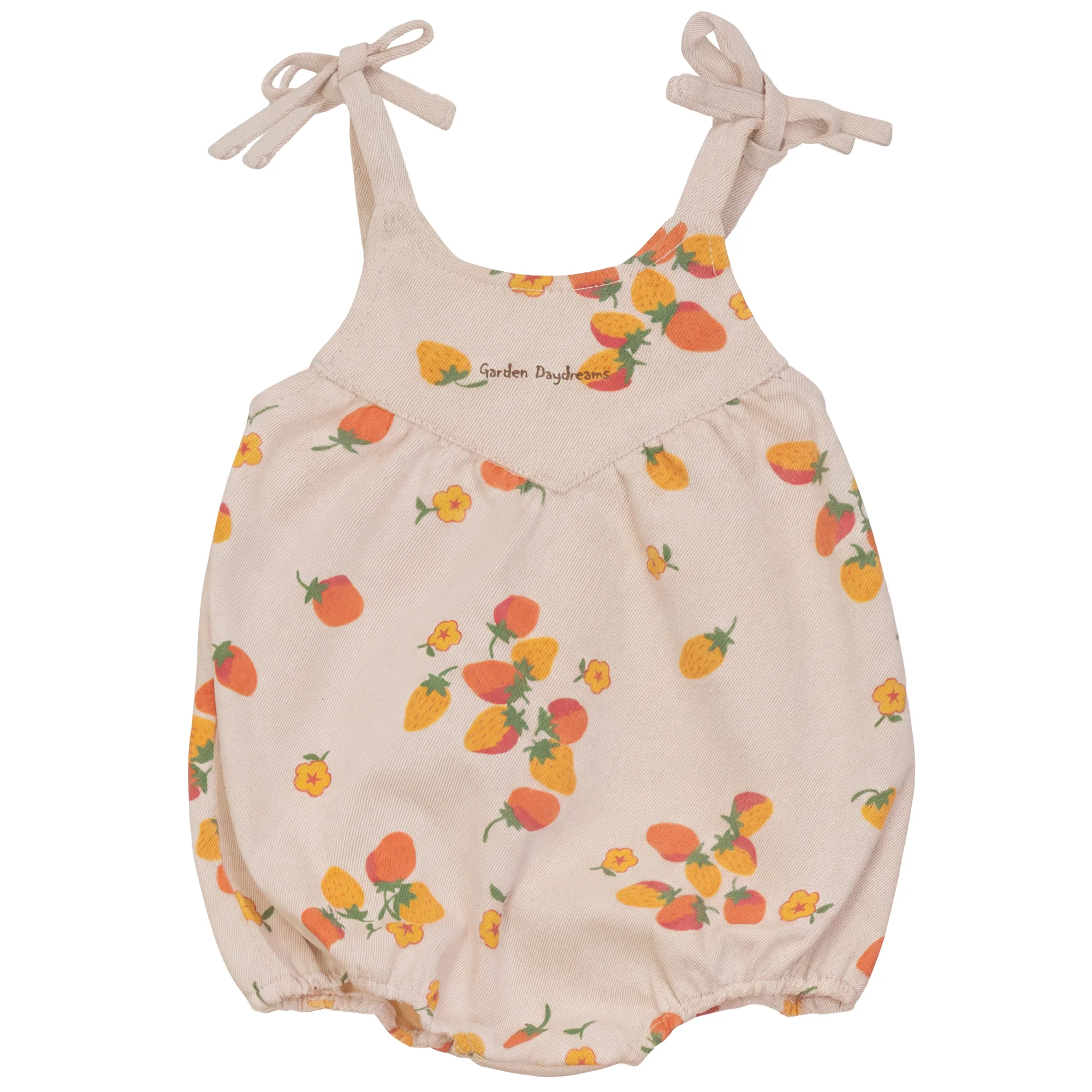 Calla Lili BB Girl Strawberry Romper - Berry
