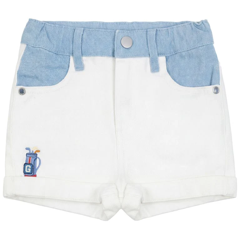 Calla Lili Boy Golf Bermudas - White