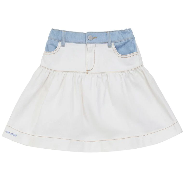 Calla Lili Girl Golf Skirt - White