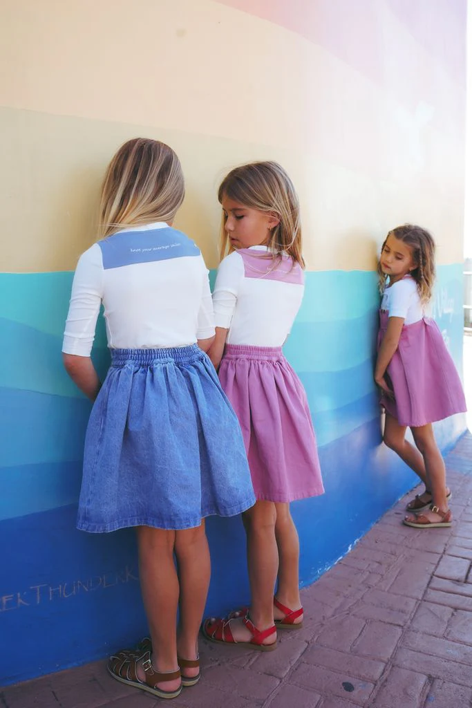 Calla Lili Girl Long Sleeve T-Shirt - White/Pink - Image 2