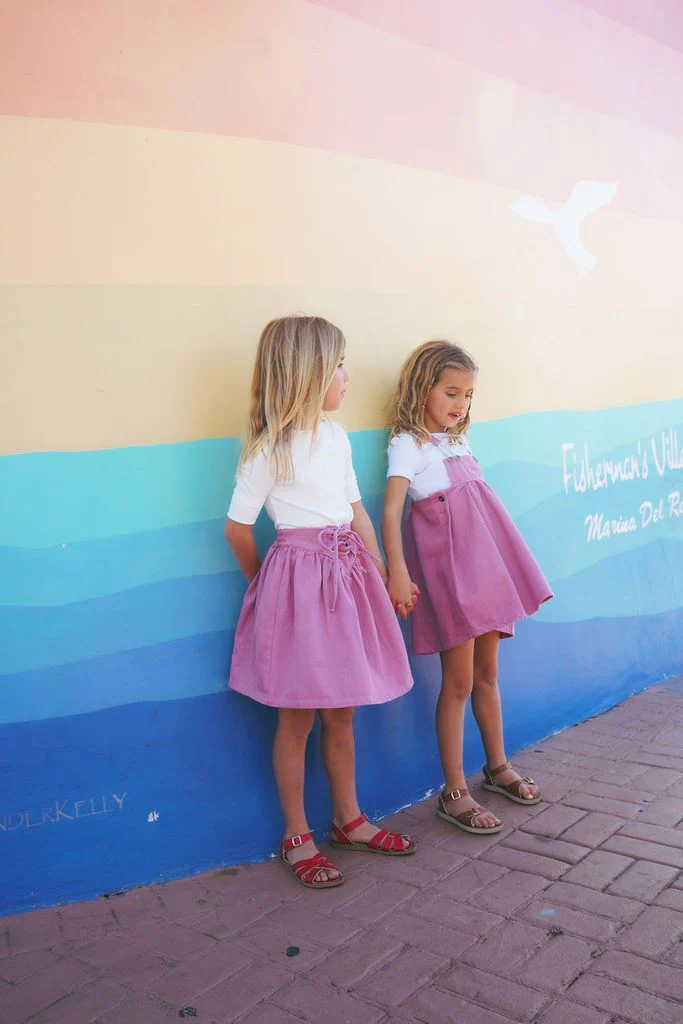 Calla Lili Girl Nautical Skirt - Pink - Image 3
