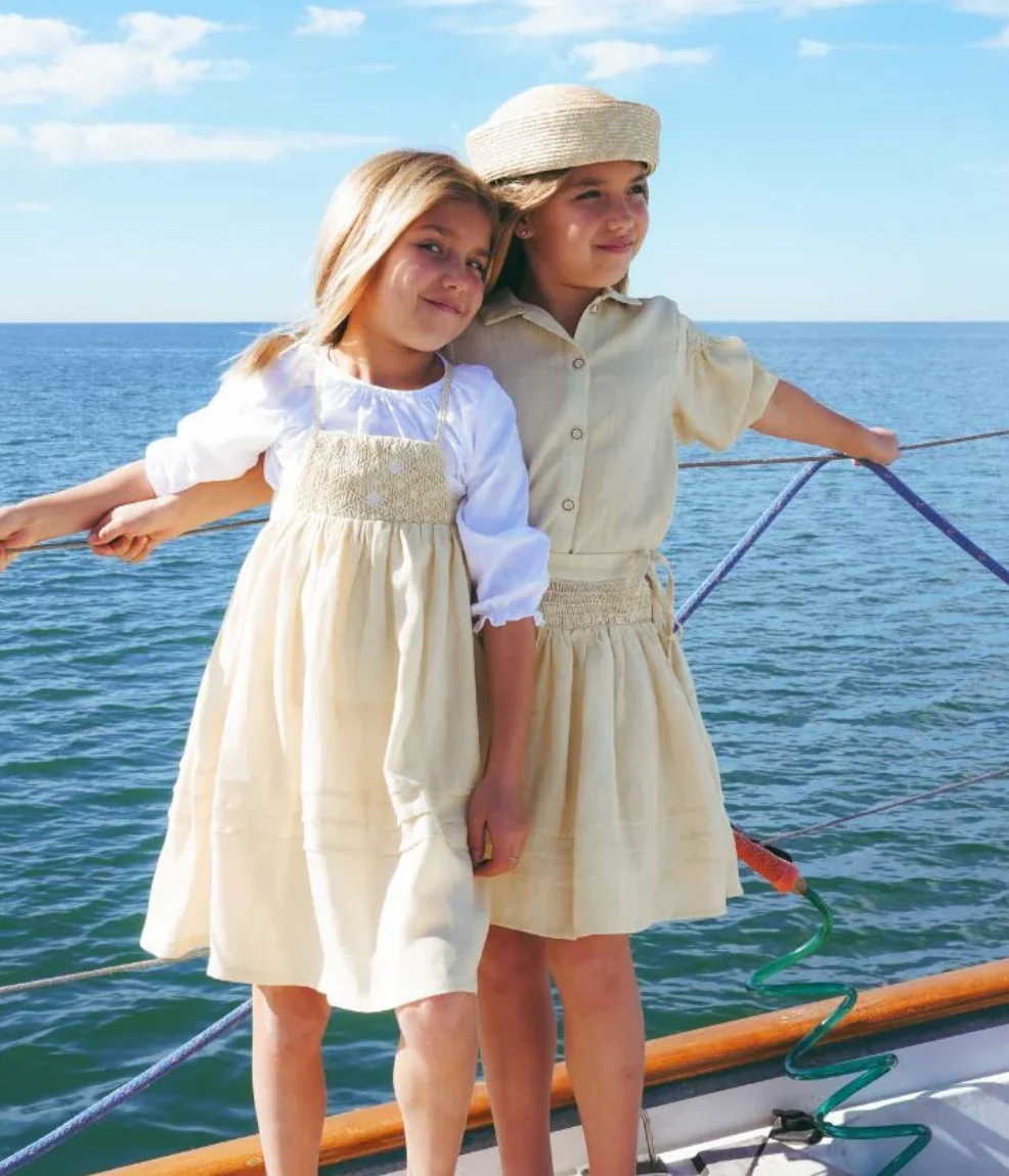 Calla Lili Girl Shirt To Jumper White - Image 3