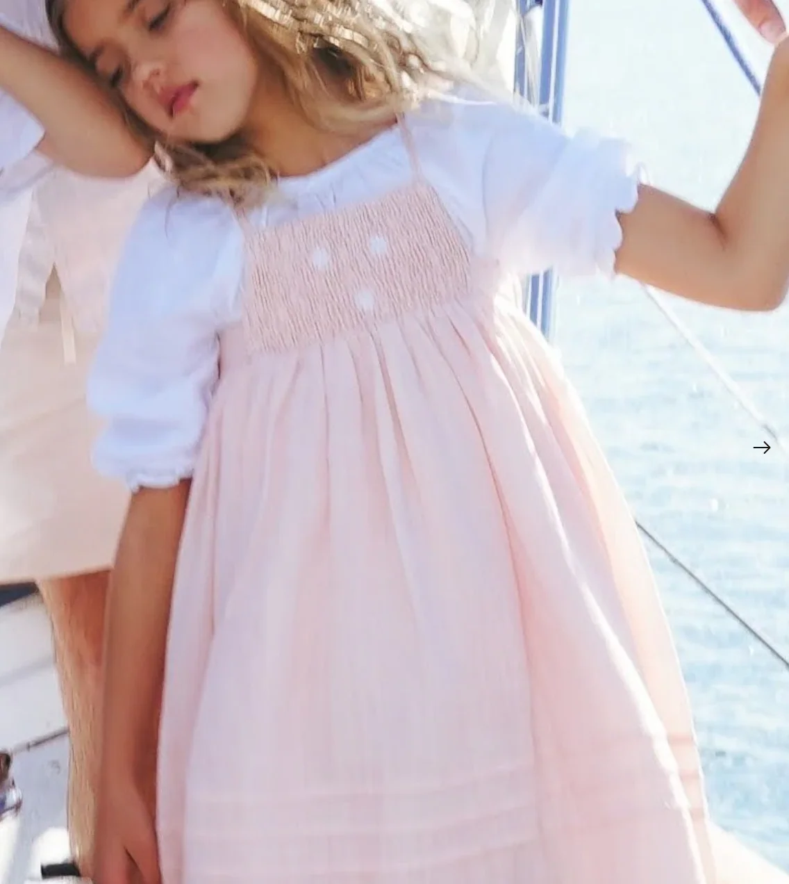Calla Lili Girl Shirt To Jumper White - Image 4