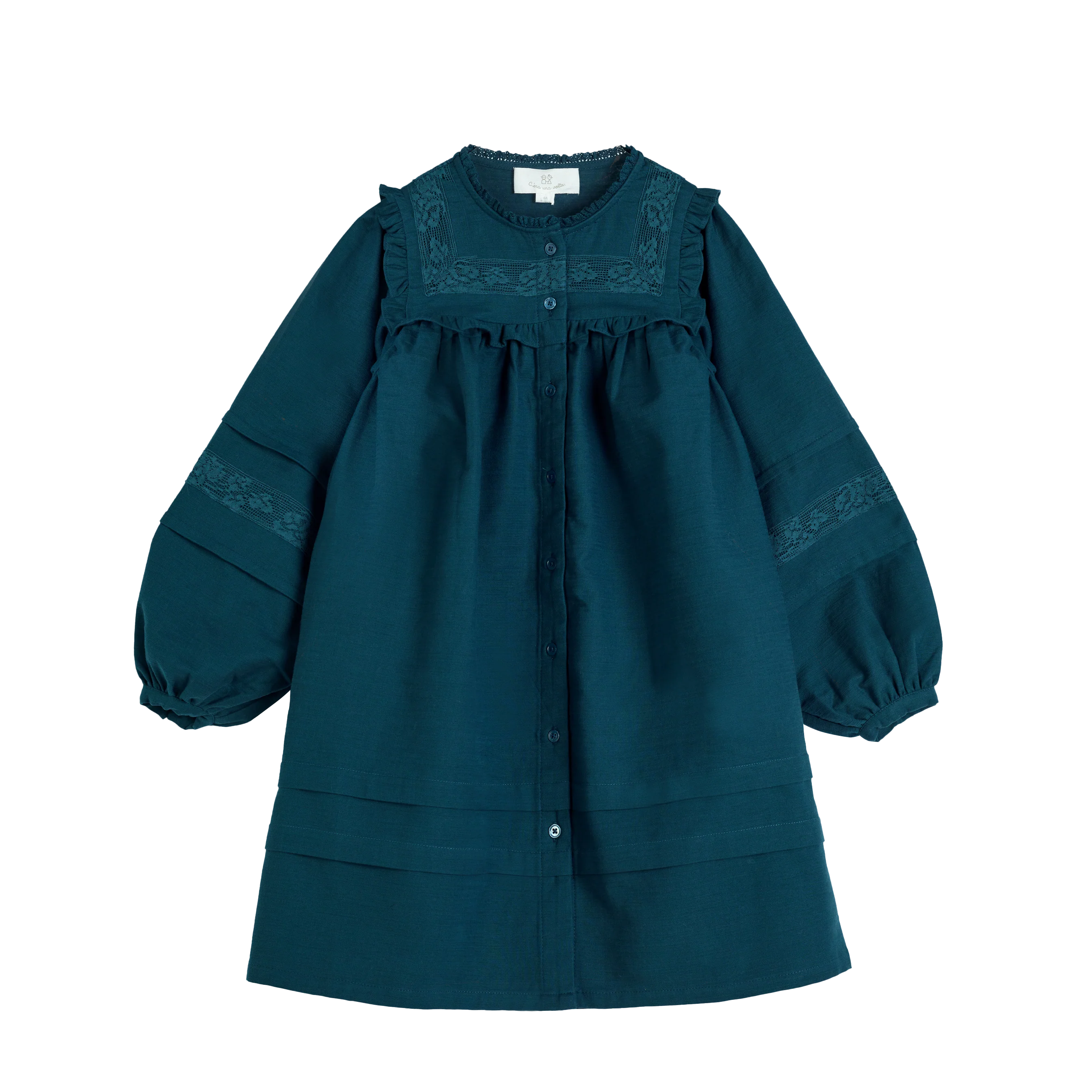 Cera Una Volta Alba Dress Petrol