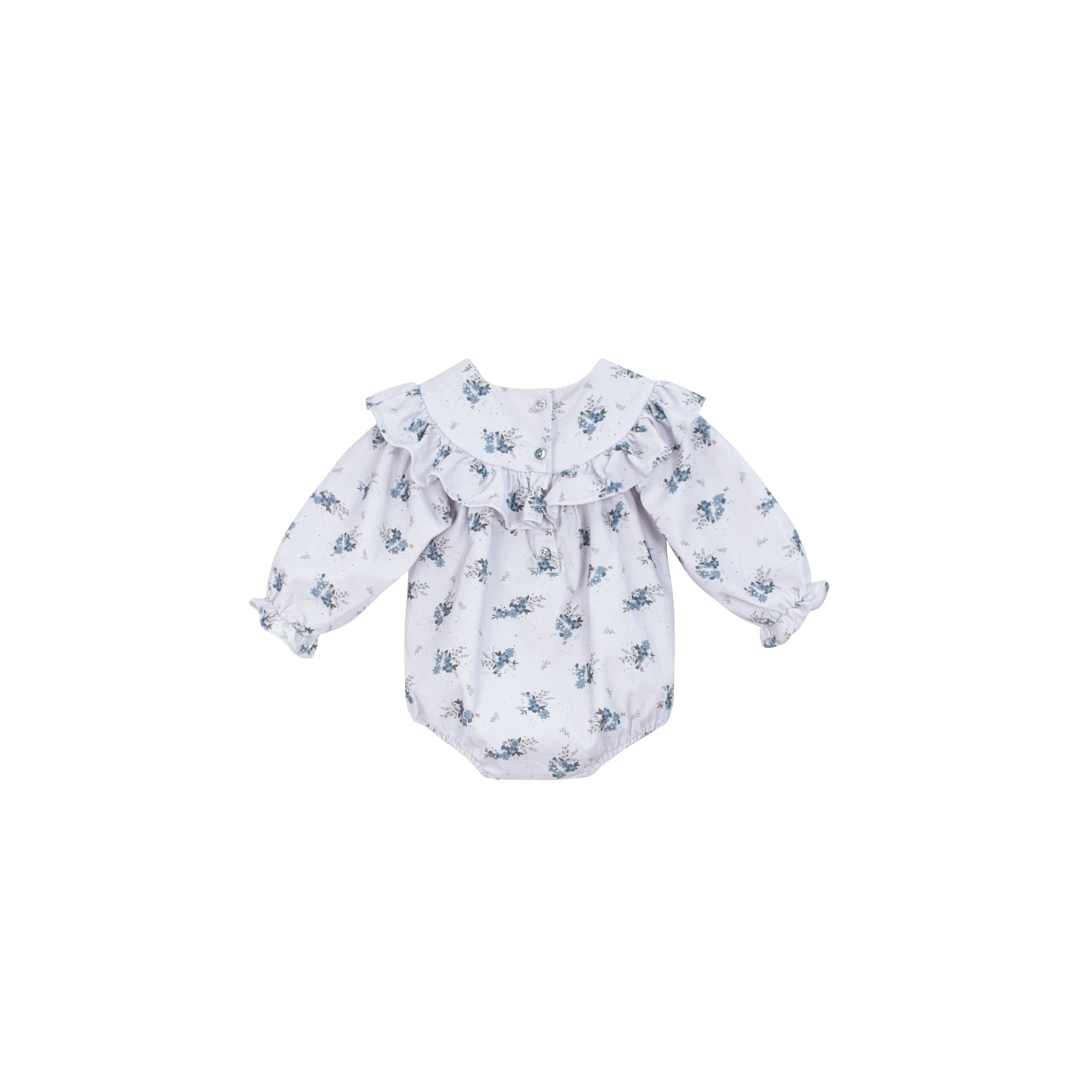 Cera Una Volta Emma Romper Blue Flower - Image 2