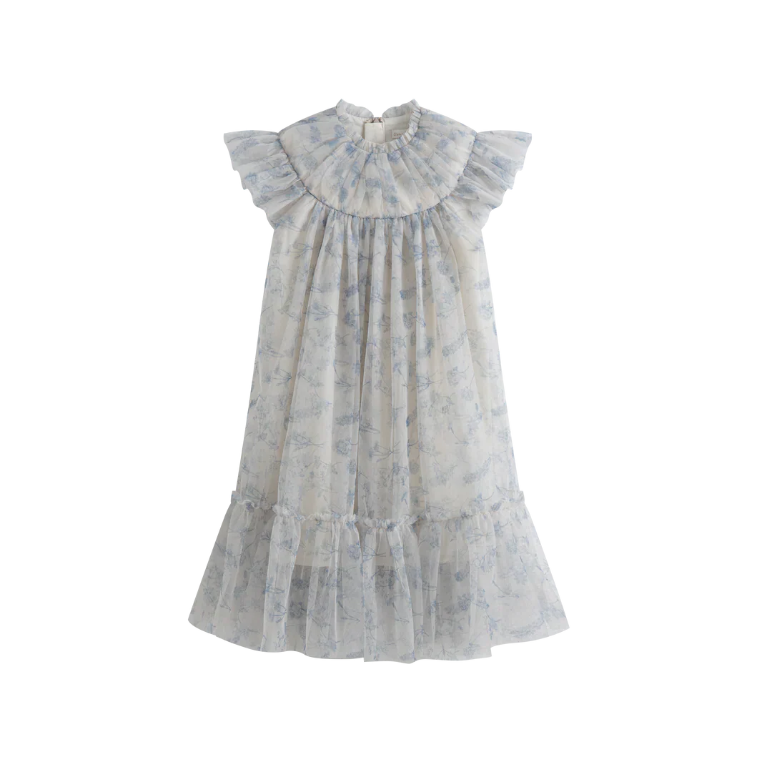 Cera Una Volta Marisol Dress Blue Flower