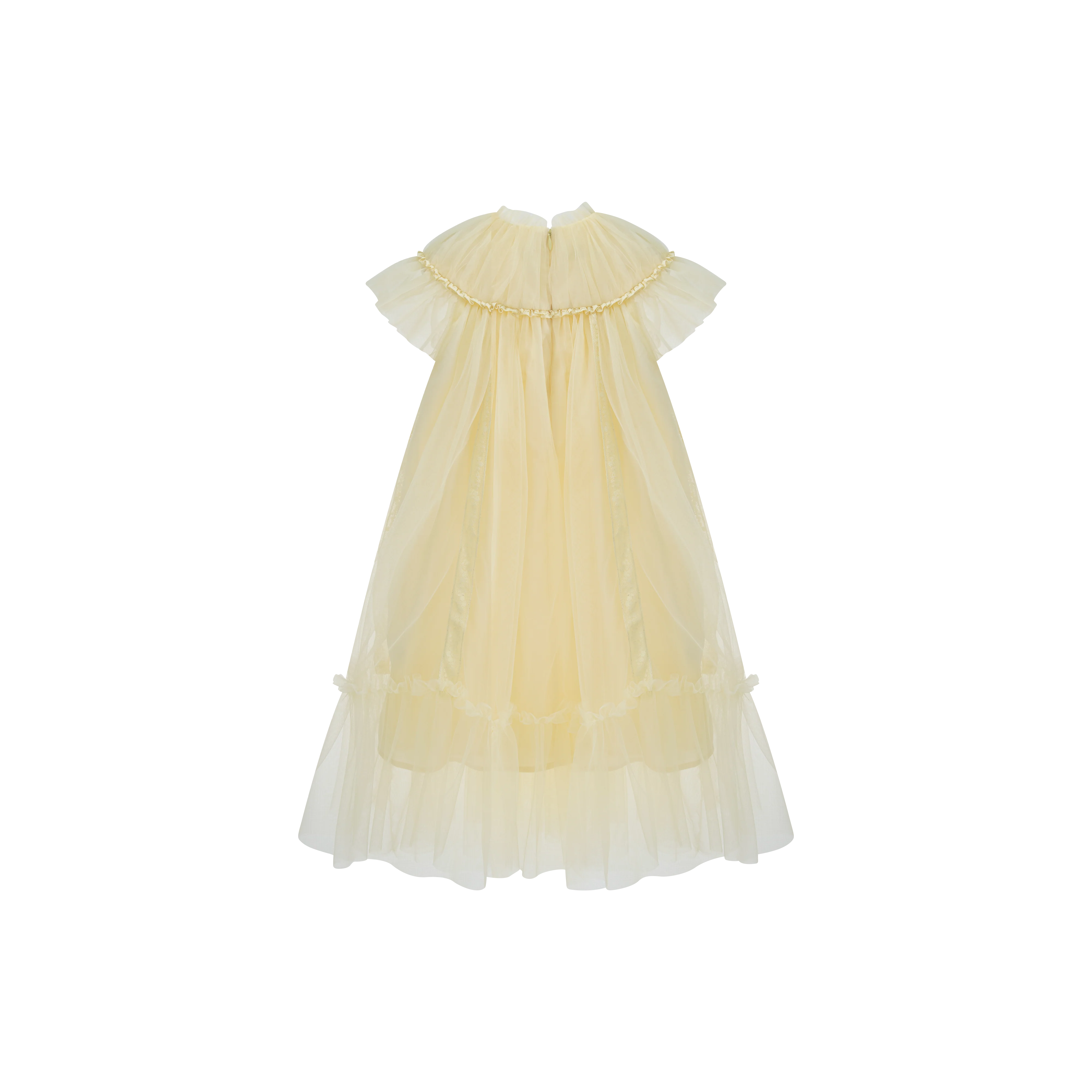 Cera Una Volta Marisol Dress Pastel Yellow - Image 2