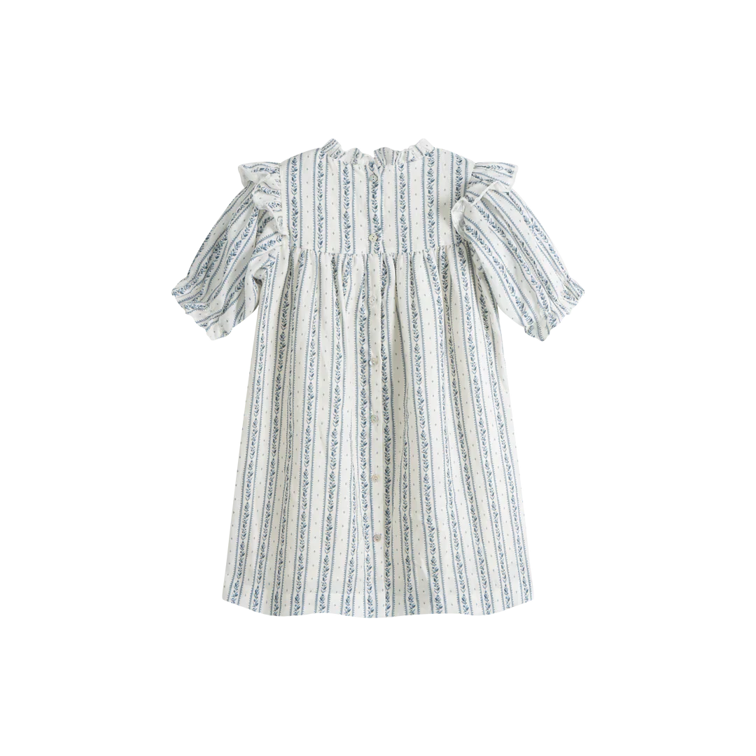 Cera Una Volta Raffaella Dress Blue Stripes - Image 2