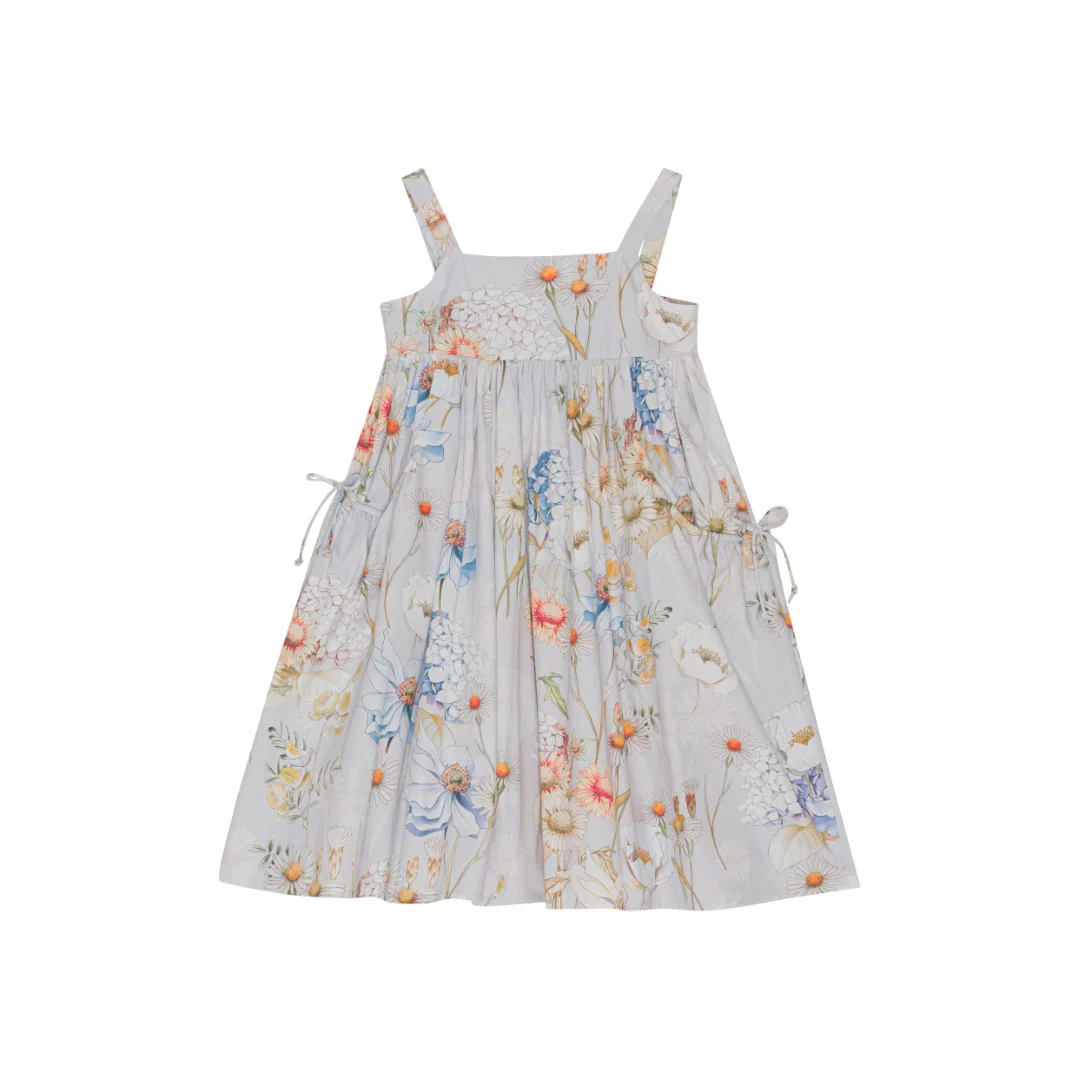 Christina Rohde 5 Light Blue Floral Dress No. 1142