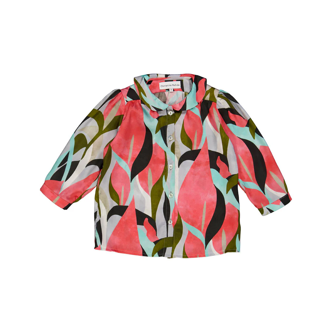Christina Rohde Floral Print Top No. 4434 116